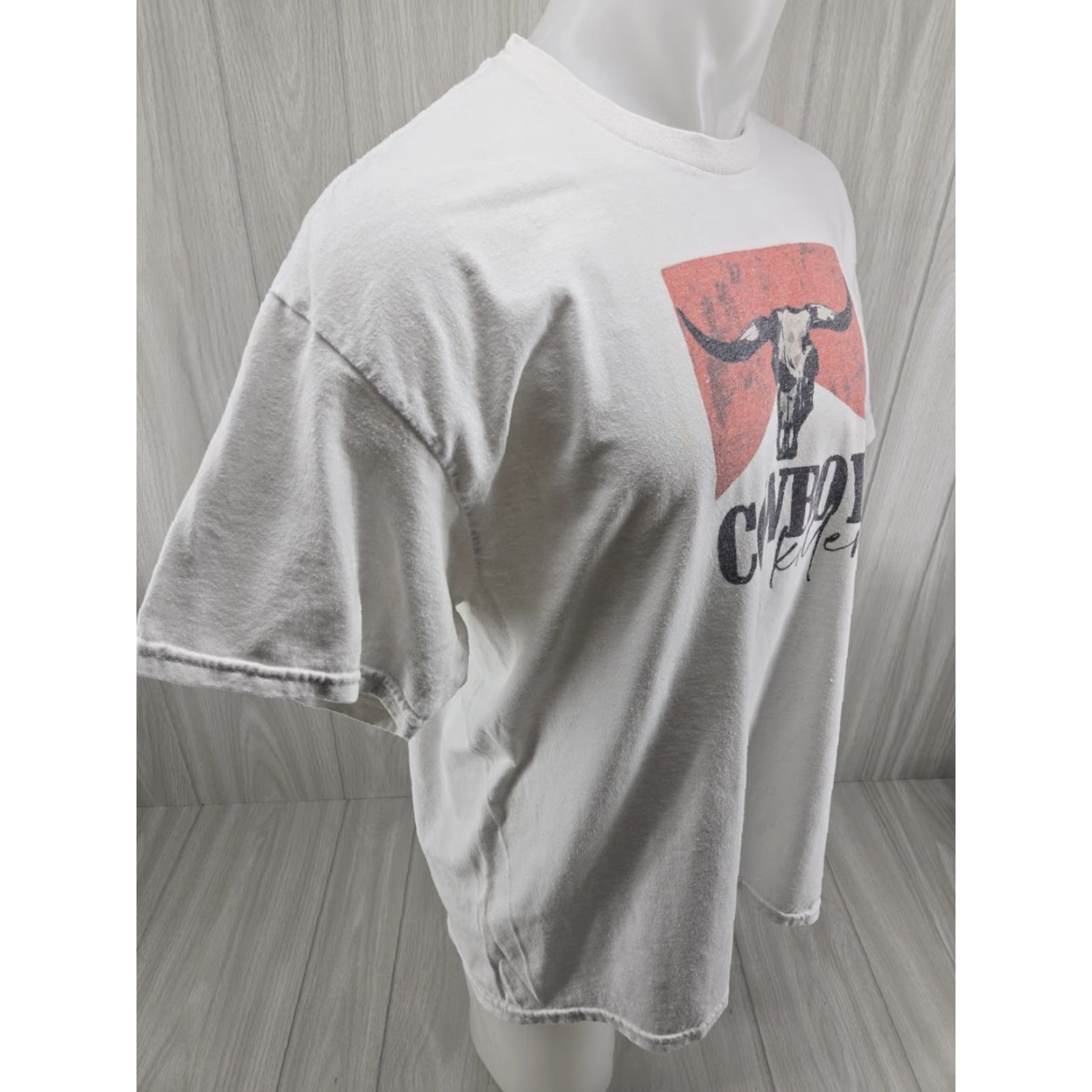Gildan Gildan SoftStyle T-shirt Mens XL Graphic Print Short Sleeve Cowboy Killer Vintage No Size US XL / EU 56 / 4 - 7 Thumbnail
