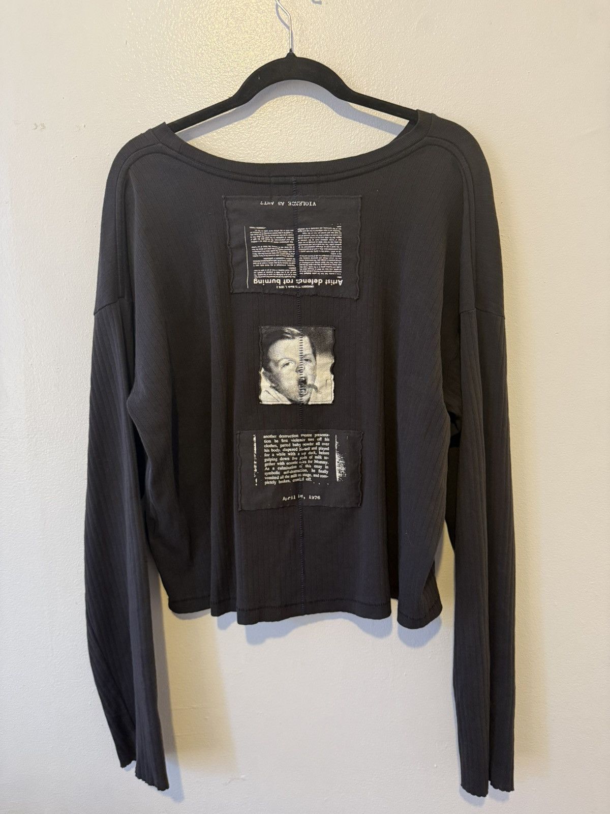 Enfants Riches Deprimes SS25 Demon Assemblage Ribbed longsleeve Size US M / EU 48-50 / 2 - 2 Thumbnail