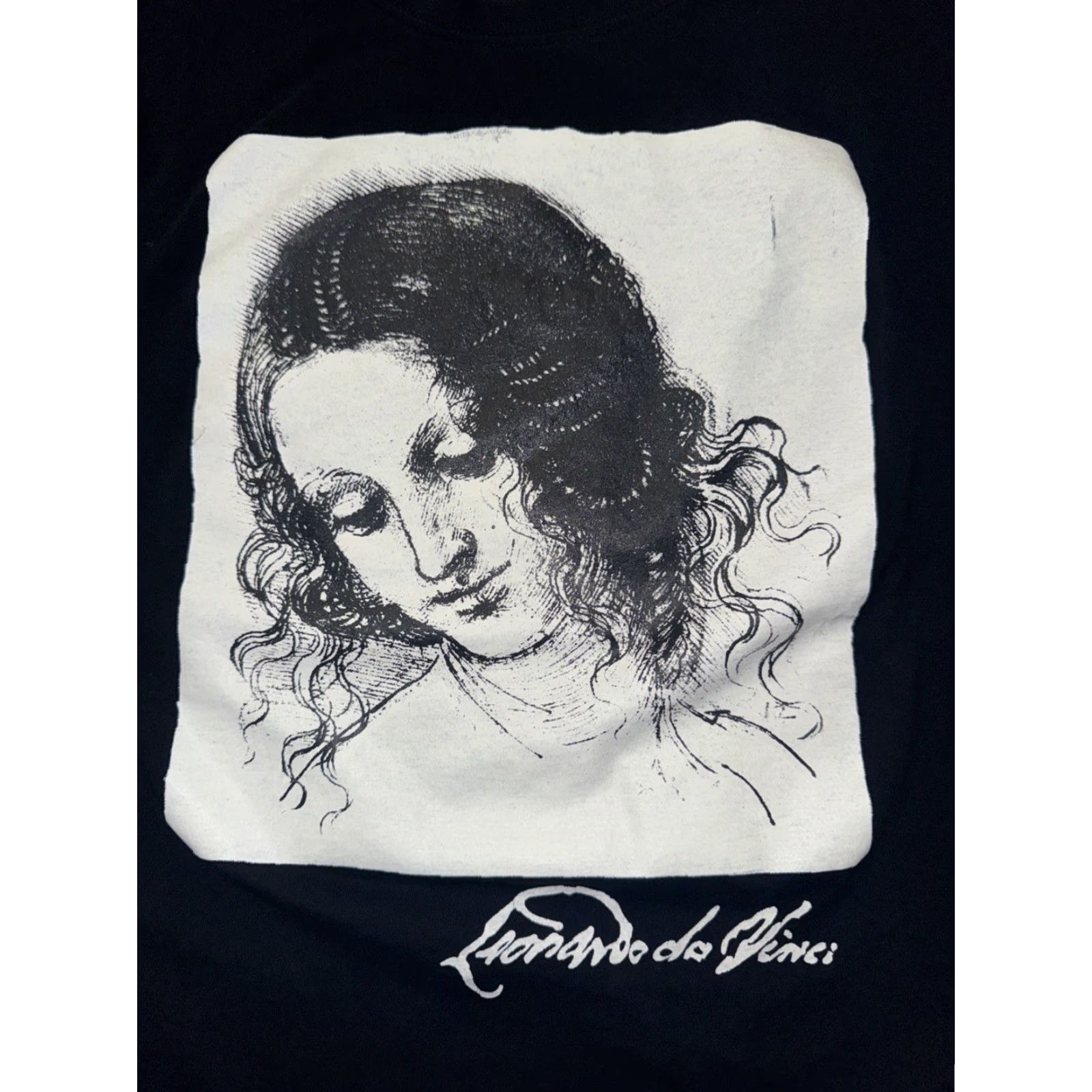 Vintage VINTAGE Leonardo Da Vinci Museum T-Shirt Black XS Art Graphic Tee Mens Size US XS / EU 42 / 0 - 2 Thumbnail