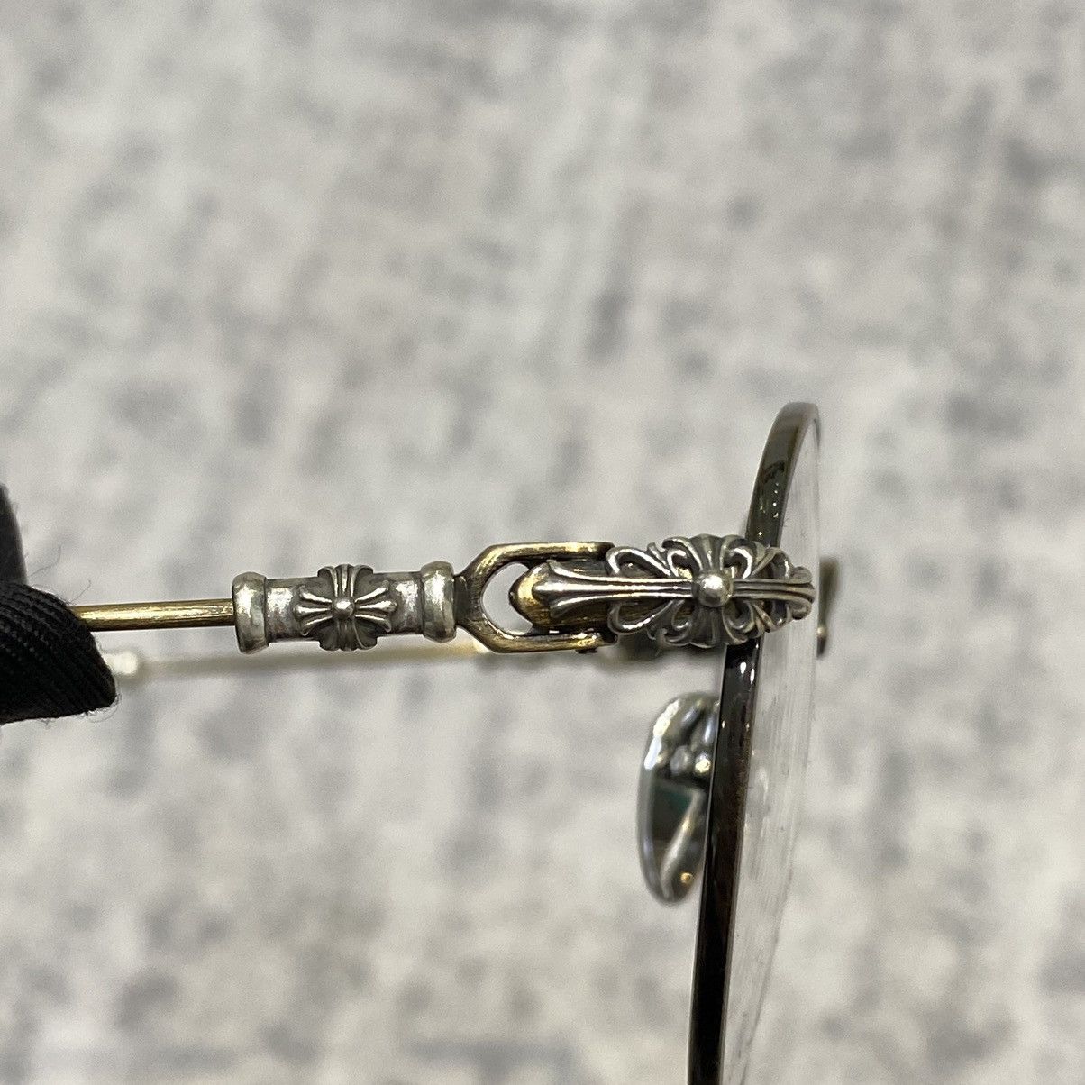 Chrome Hearts CHROME HEARTS BUBBA-A Antique Gold/ Plastic Size ONE SIZE - 3 Thumbnail
