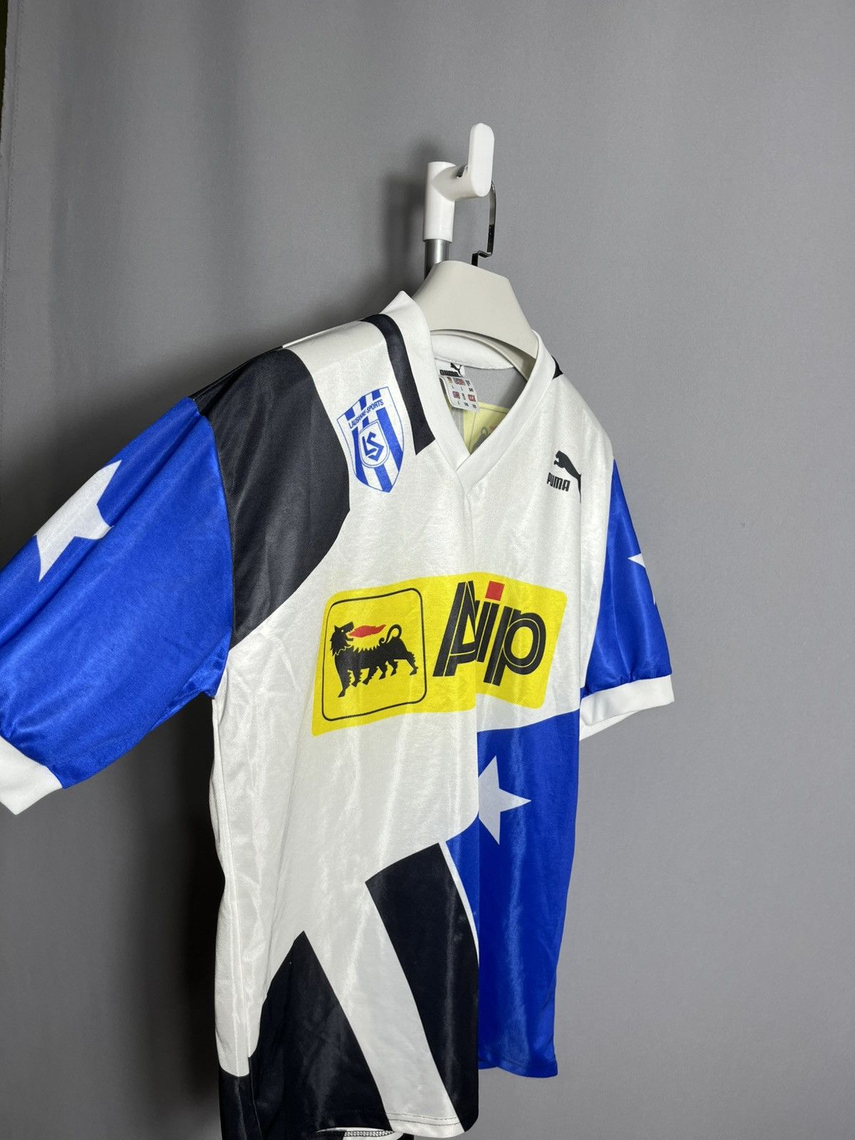 Puma × Vintage Lausanne-Sport Home football shirt 1990 1991 soccer mens Size US L / EU 52-54 / 3 - 7 Thumbnail