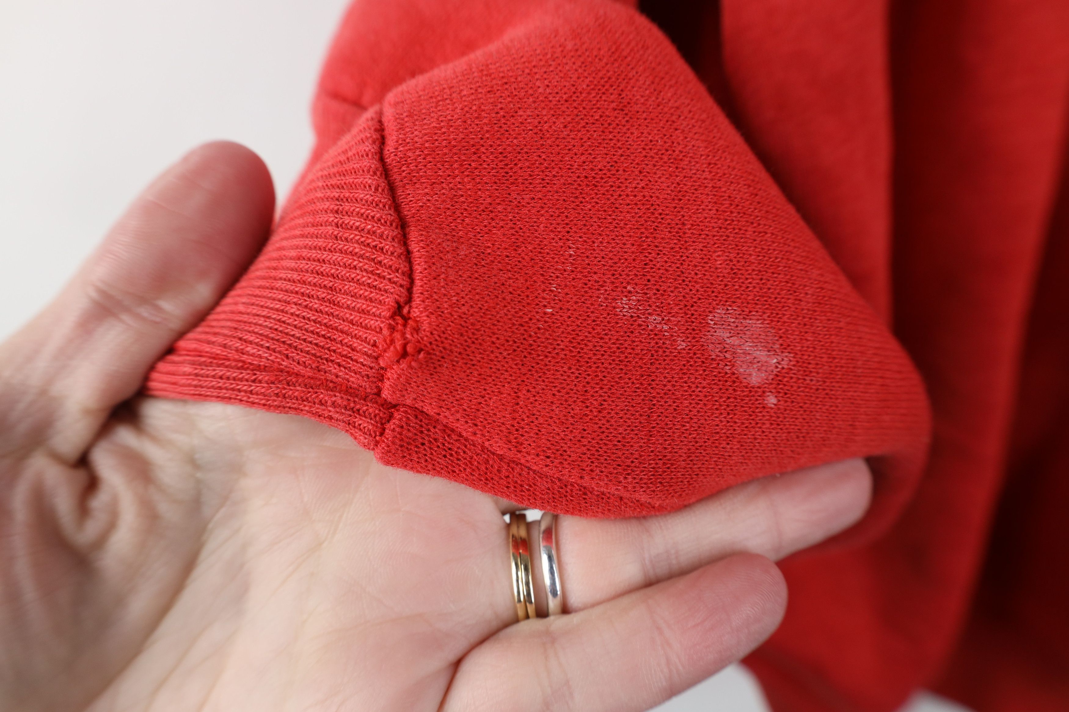 Vintage Vintage 70s Streetwear Boxy Fit Crewneck Sweatshirt Red USA Size US XL / EU 56 / 4 - 7 Thumbnail