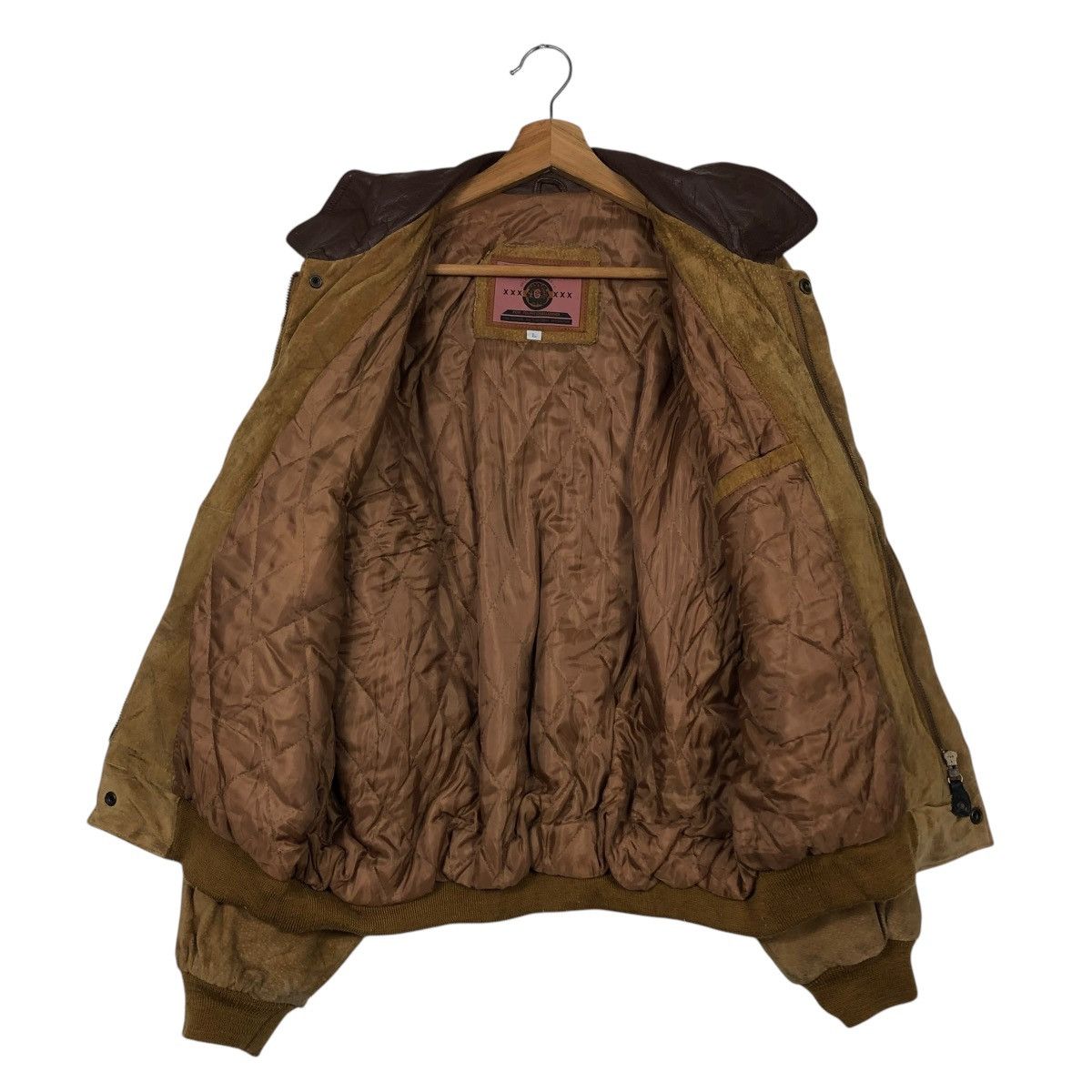 Japanese Brand 🔥VINTAGE BOMBER LEATHER JACKET GELEONE BASIC ISSEY MIYAKE Size US L / EU 52-54 / 3 - 15 Thumbnail
