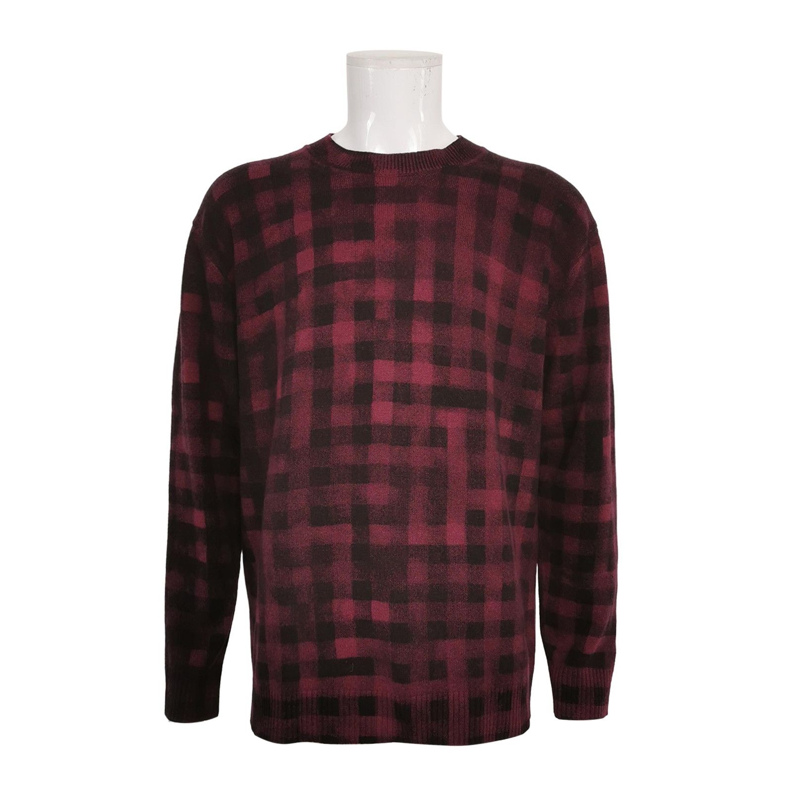 Kenzo Kenzo Checkered Crew Neck Sweater L Size US M / EU 48-50 / 2 - 1 Thumbnail