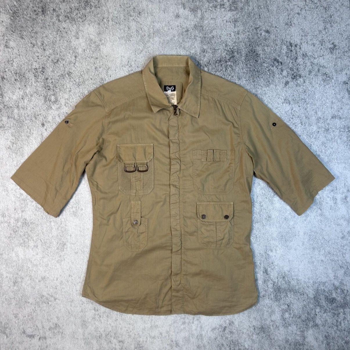 Dolce & Gabbana Rare Dolce & Gabbana Combat multipocket Shirt Size US XL / EU 56 / 4 - 1 Thumbnail