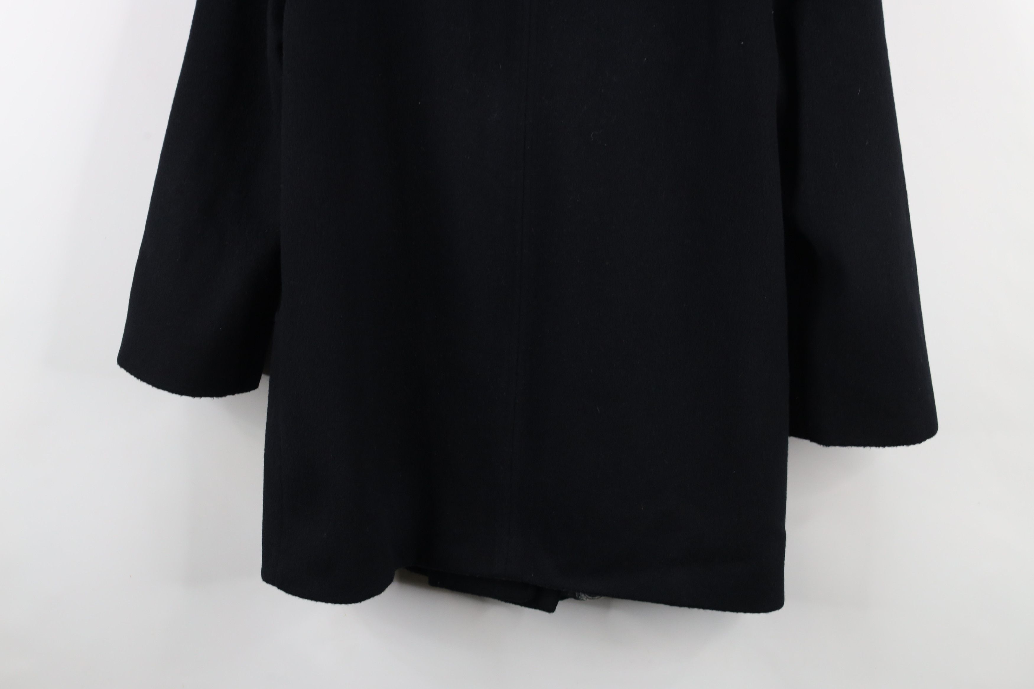 Vintage Vintage 80s 90s Alorna Wool Peacoat Jacket Black USA Size M / US 6-8 / IT 42-44 - 15 Thumbnail