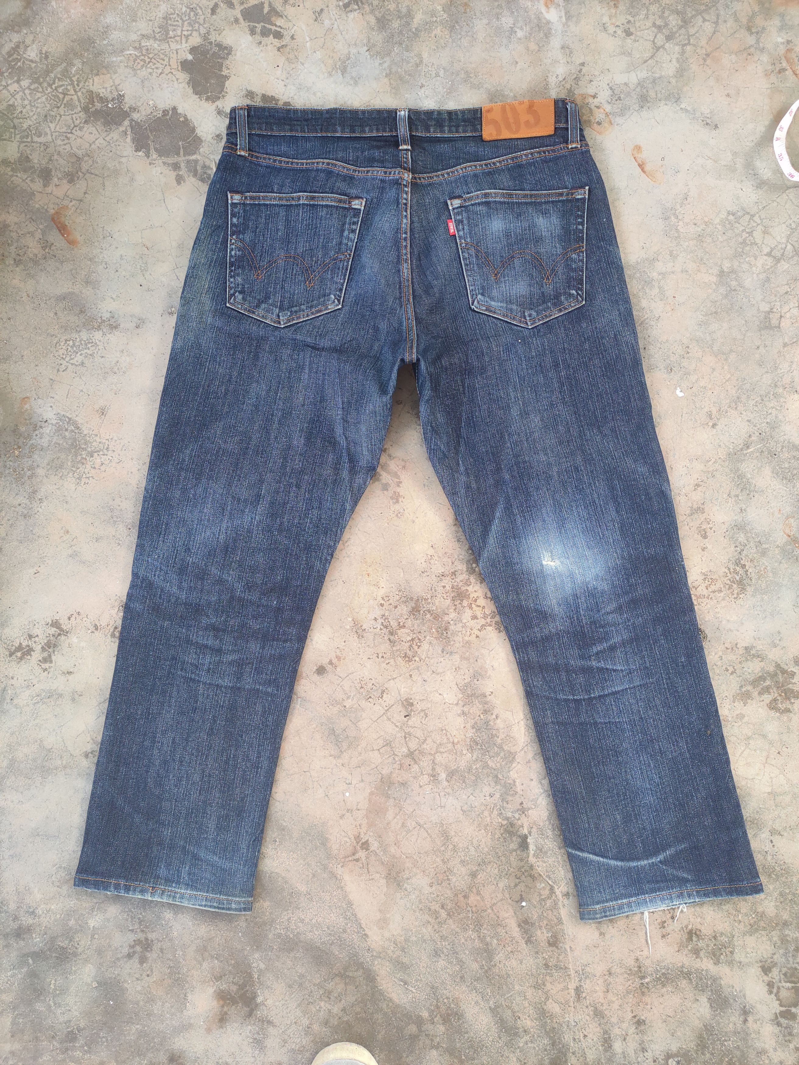 Edwin W34 VINTAGE EDWIN FADED DISTRESSED JEAN DENIM PANTS Size US 34 / EU 50 - 9 Thumbnail