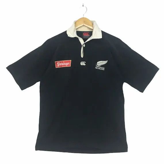 Canterbury of New Zealand Vtg CANTERBURY Steinlager New Zealand All Blacks Polo Shirt Size US S / EU 44-46 / 1 - 1 Thumbnail
