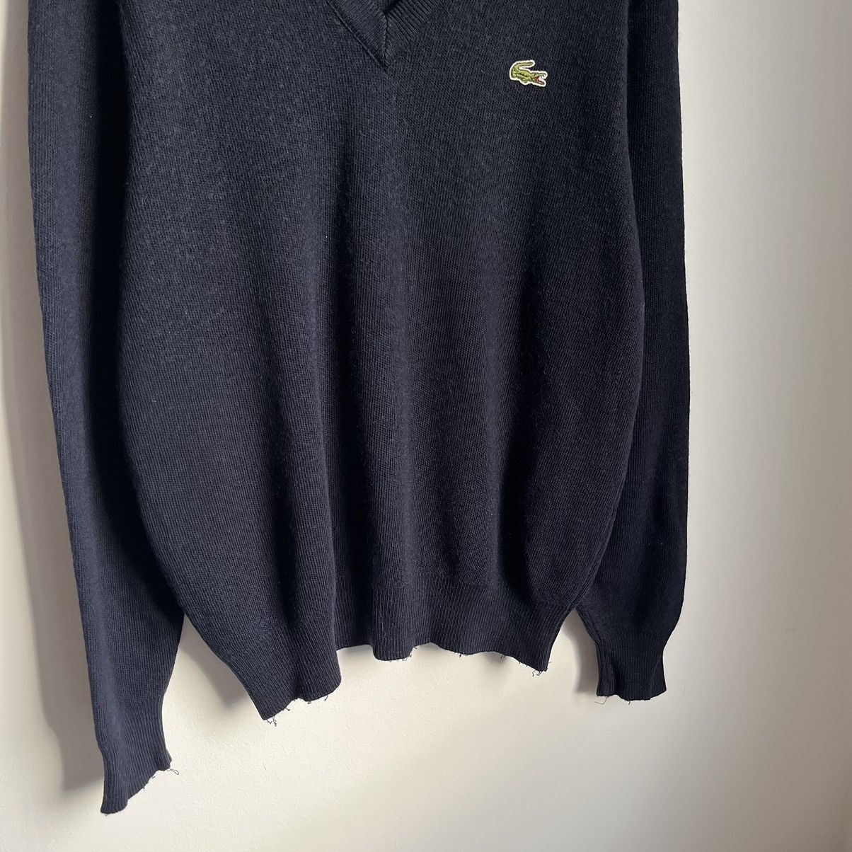 Lacoste Vintage 90s Lacoste Sweater Size 6 Size US L / EU 52-54 / 3 - 3 Thumbnail