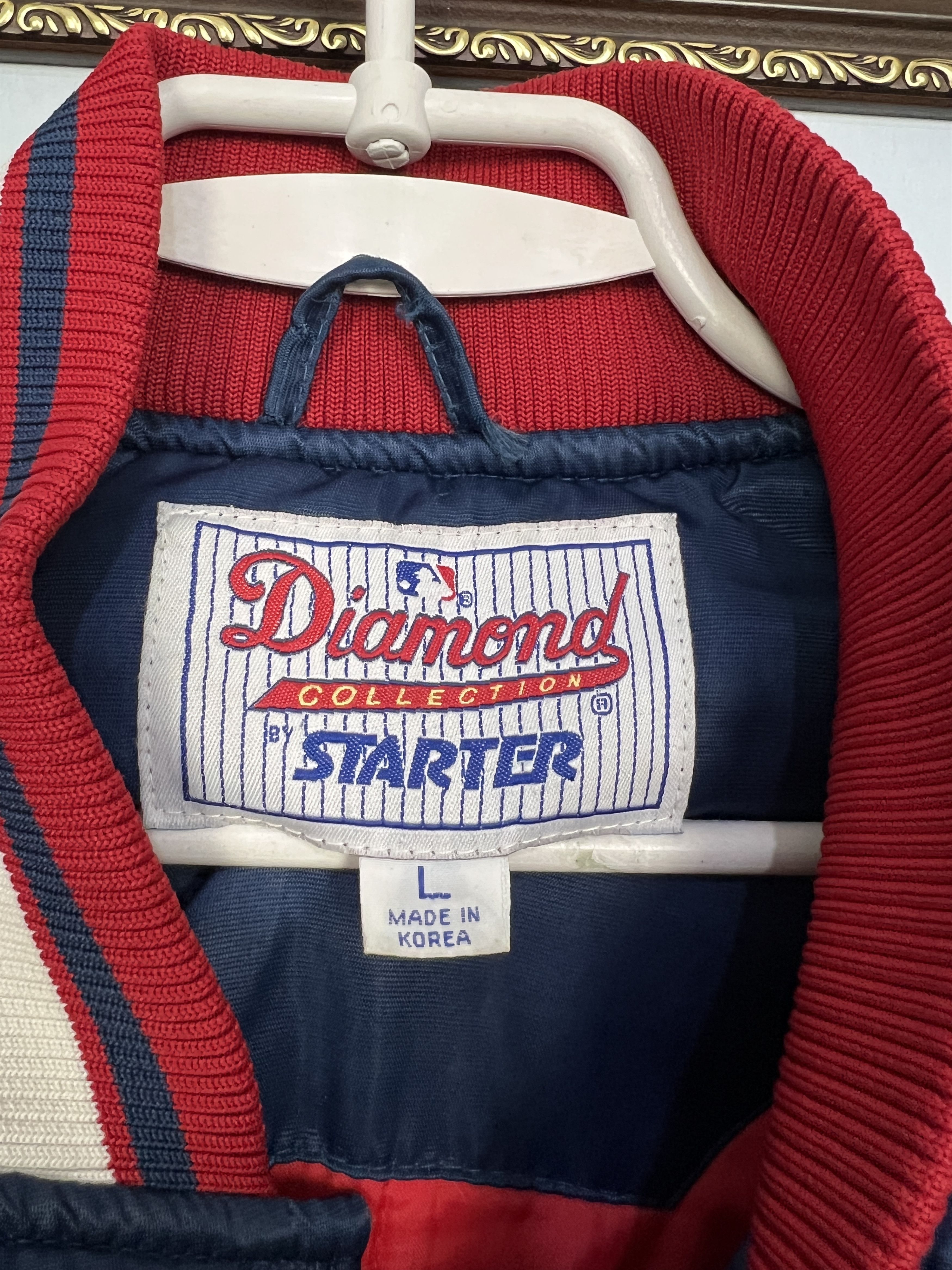 Starter Vintage 90's Starter MLB Atlanta Braves Starter Satin Bomber Size US L / EU 52-54 / 3 - 12 Thumbnail