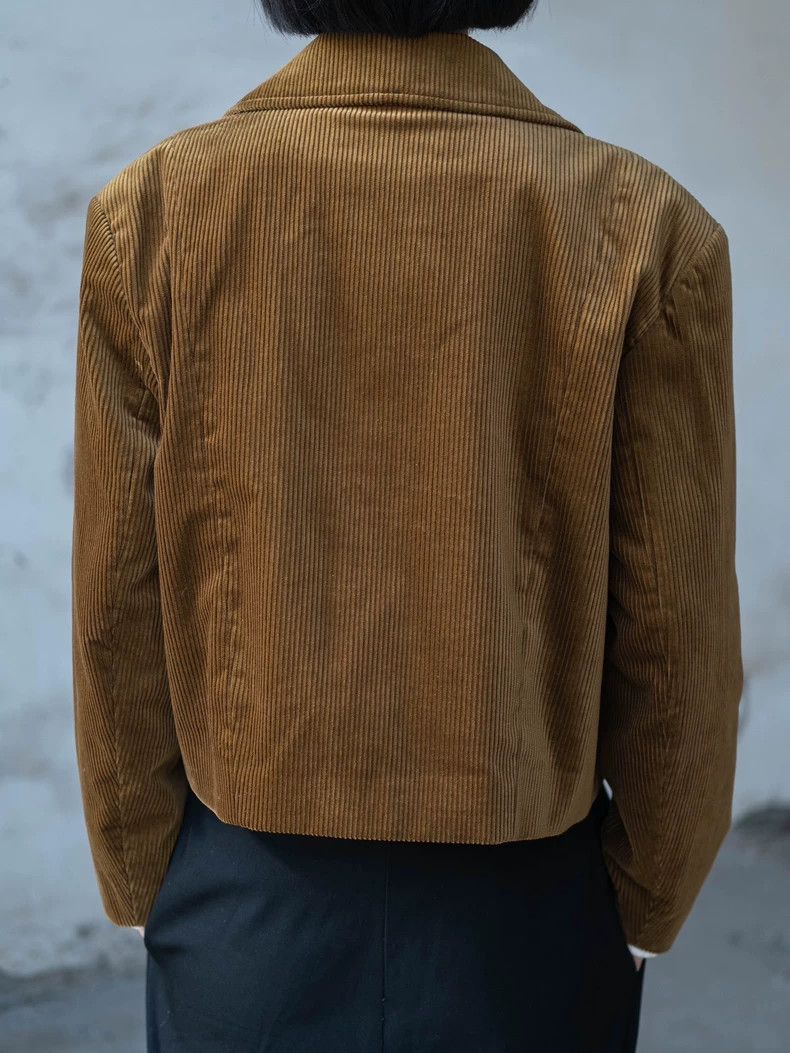 Kenzo KENZO Jungle Tiger brown corduroy wide shoulder coat Size M / US 6-8 / IT 42-44 - 7 Thumbnail