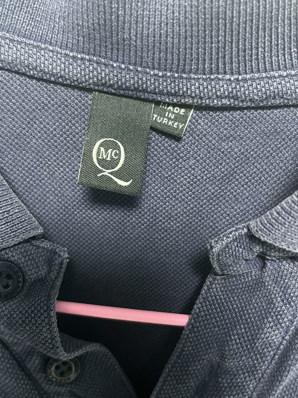 McQ Alexander McQueen Alexander McQueen ‘McQ’ Grey-Navy Polo Shirt Size US S / EU 44-46 / 1 - 5 Thumbnail