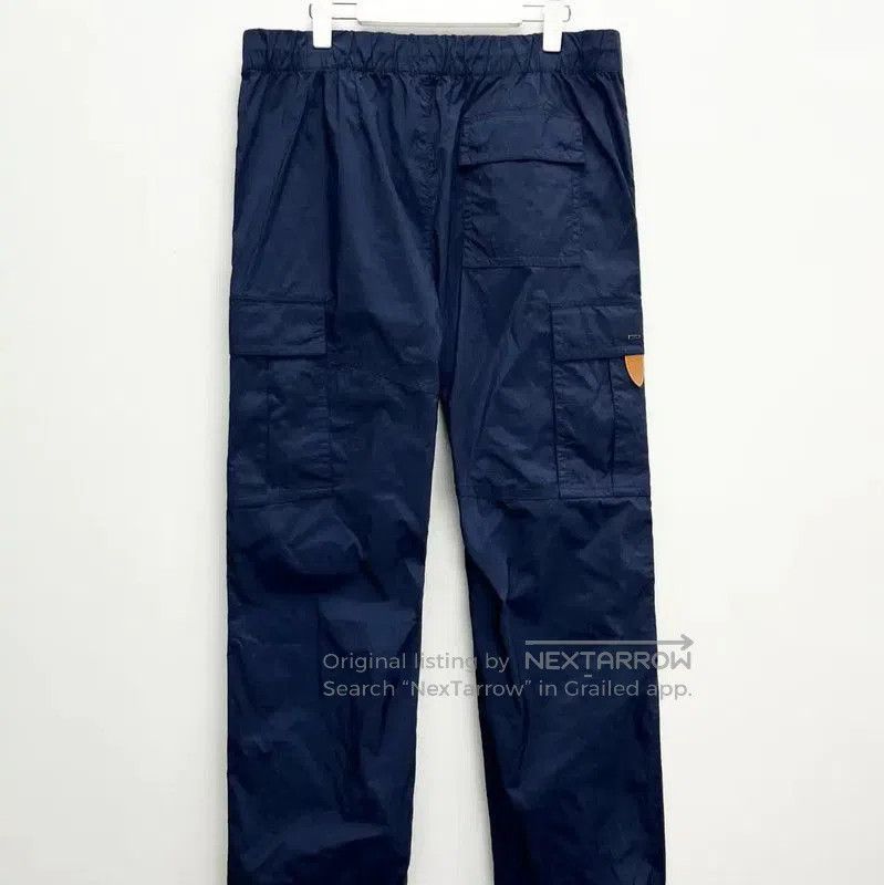 Louis Vuitton Louis Vuitton Navy Nylon Logo Casual Pants . Size US 32 / EU 48 - 2 Thumbnail