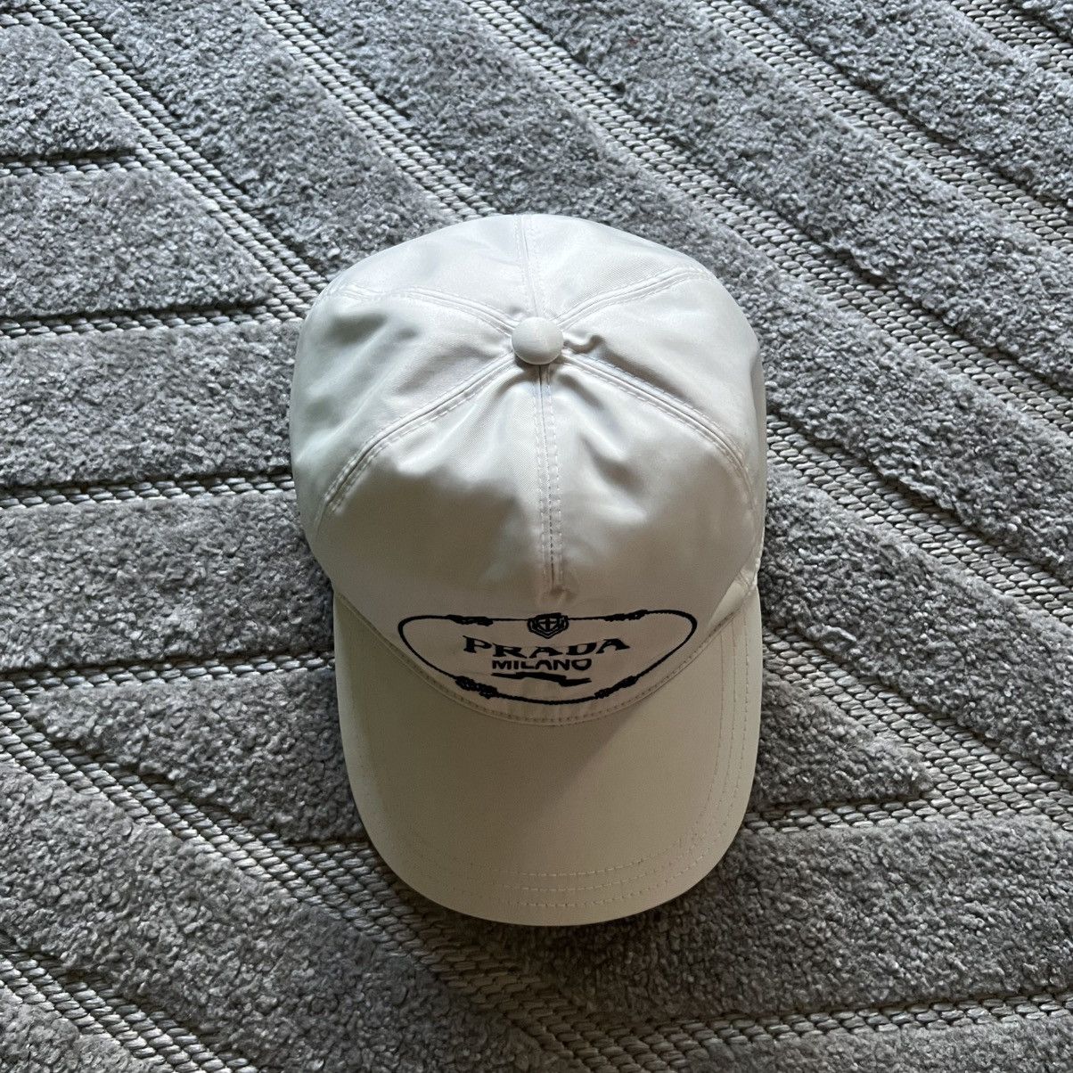Prada Prada Milano Big Logo Cap Luxury Nylon Metal Size ONE SIZE - 5 Thumbnail