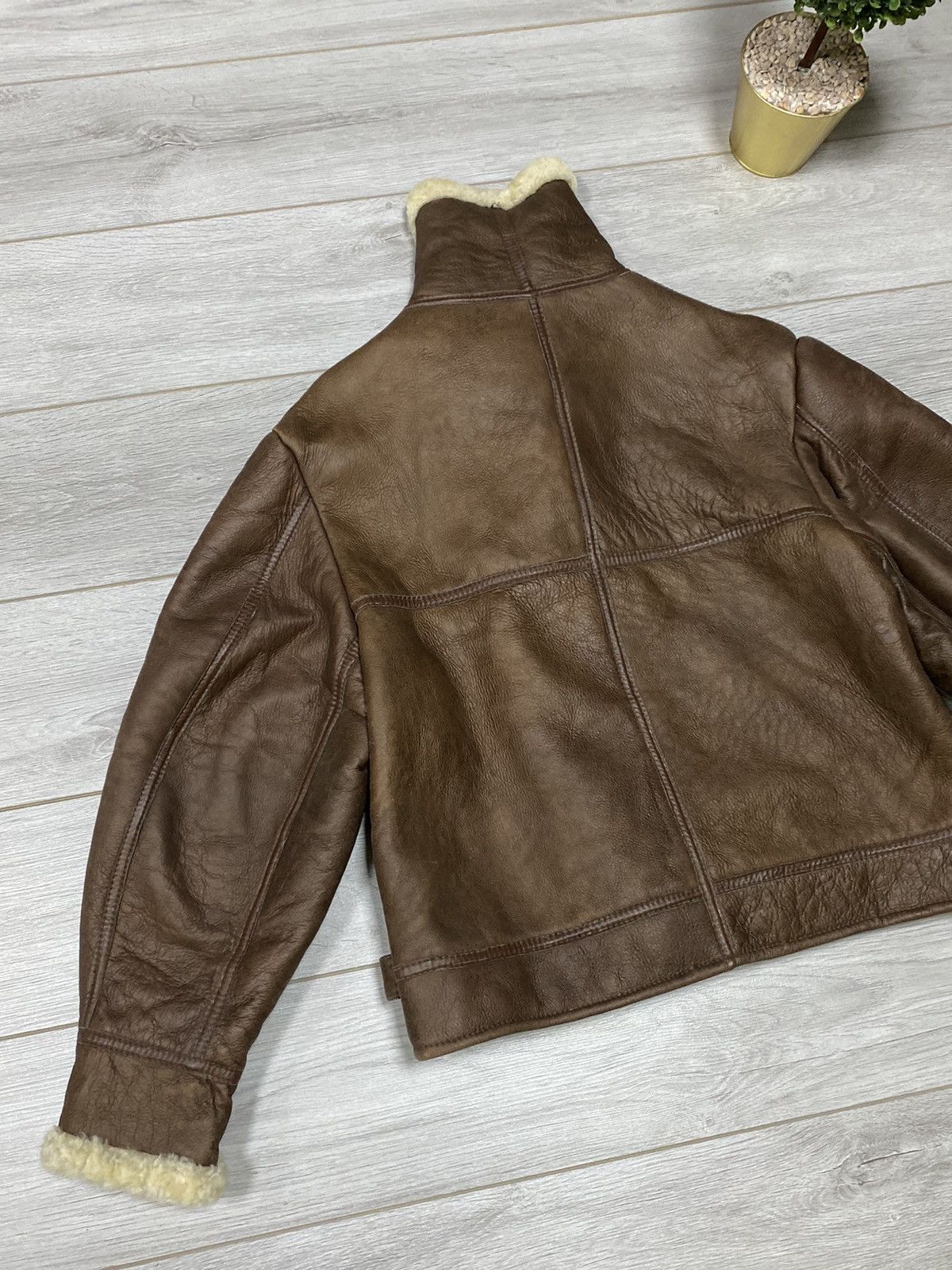 Other 🔥SHEEPSKIN COAT LEATHER TYPE B-3 AVIATION JACKET Size US L / EU 52-54 / 3 - 2 Thumbnail