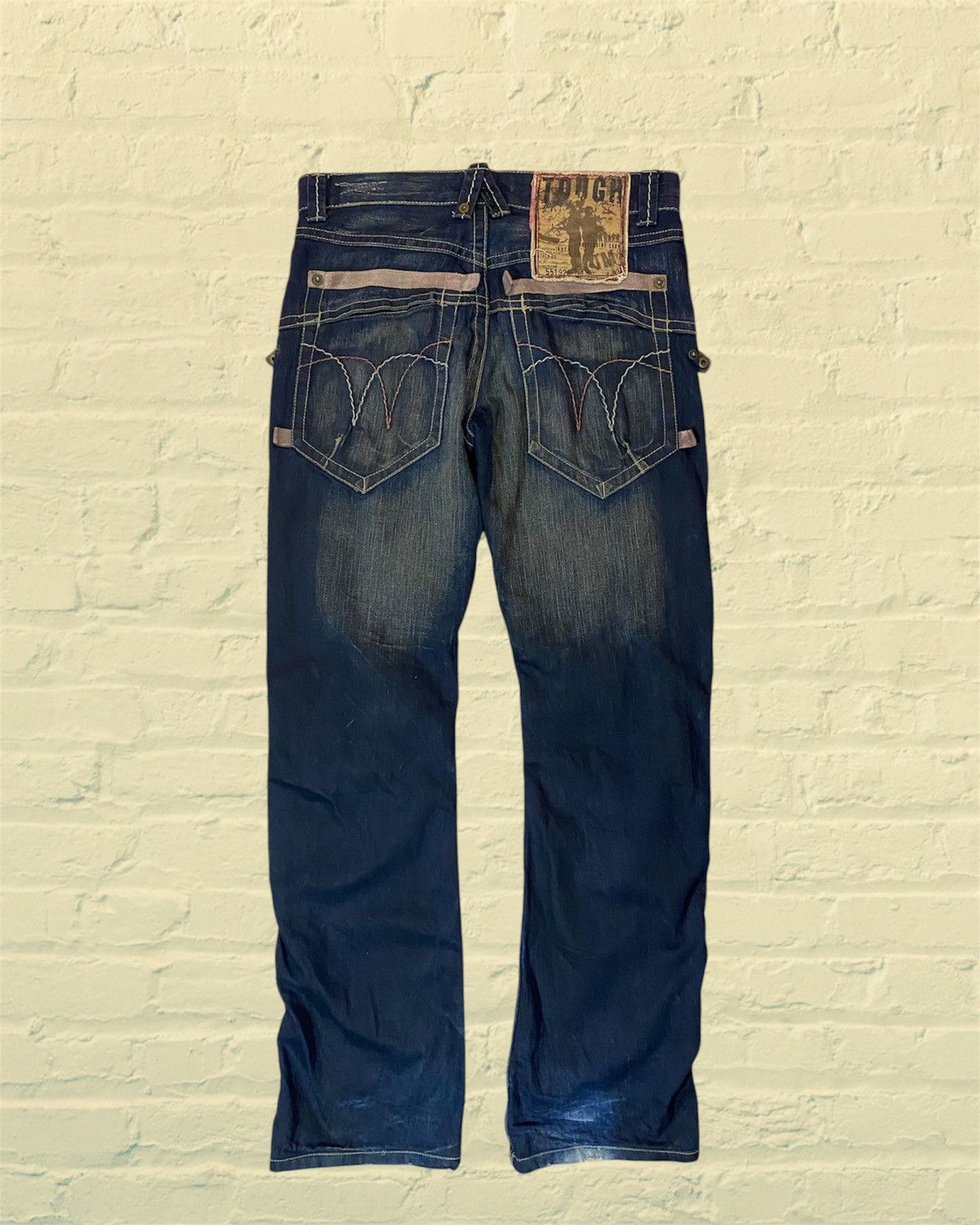 If Six Was Nine Tough jeansmith with leather belt Size US 34 / EU 50 - 2 Thumbnail