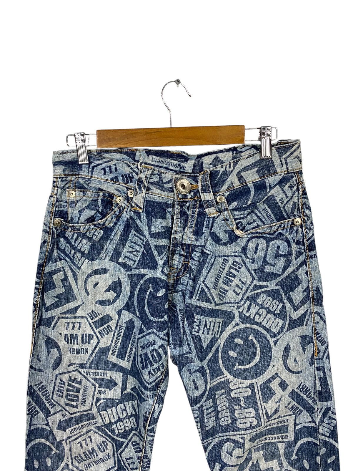 Japanese Brand Co&lu denim full printed kapital style Size US 30 / EU 46 - 6 Thumbnail