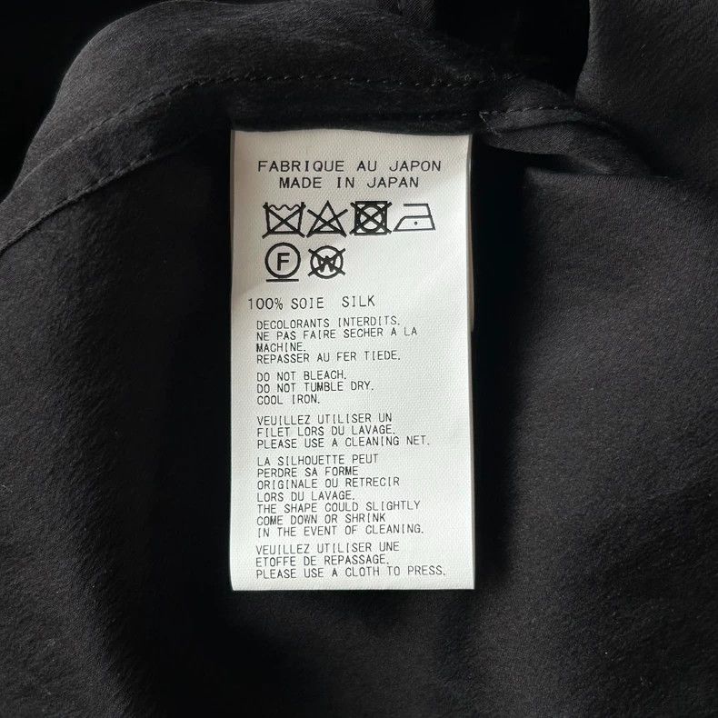 Yohji Yamamoto Yohji Yamamoto 22ss dinner slogan silk shirt 2504-Nextarrow Size US M / EU 48-50 / 2 - 8 Thumbnail
