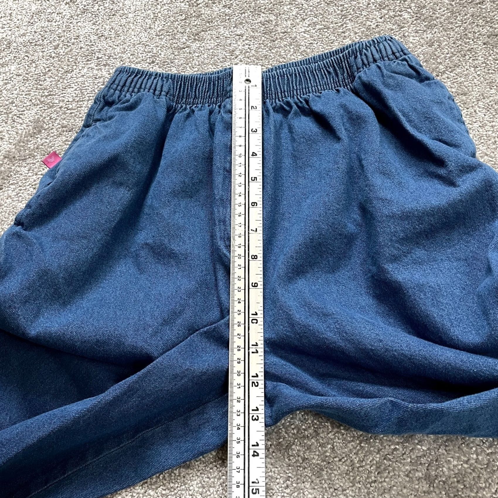 Vintage VINTAGE? No — Woman Within Jeans Pants Womens Plus 14W Dark Wash Cropped Classic Fit Size 26" / US 2 / IT 38 - 4 Thumbnail
