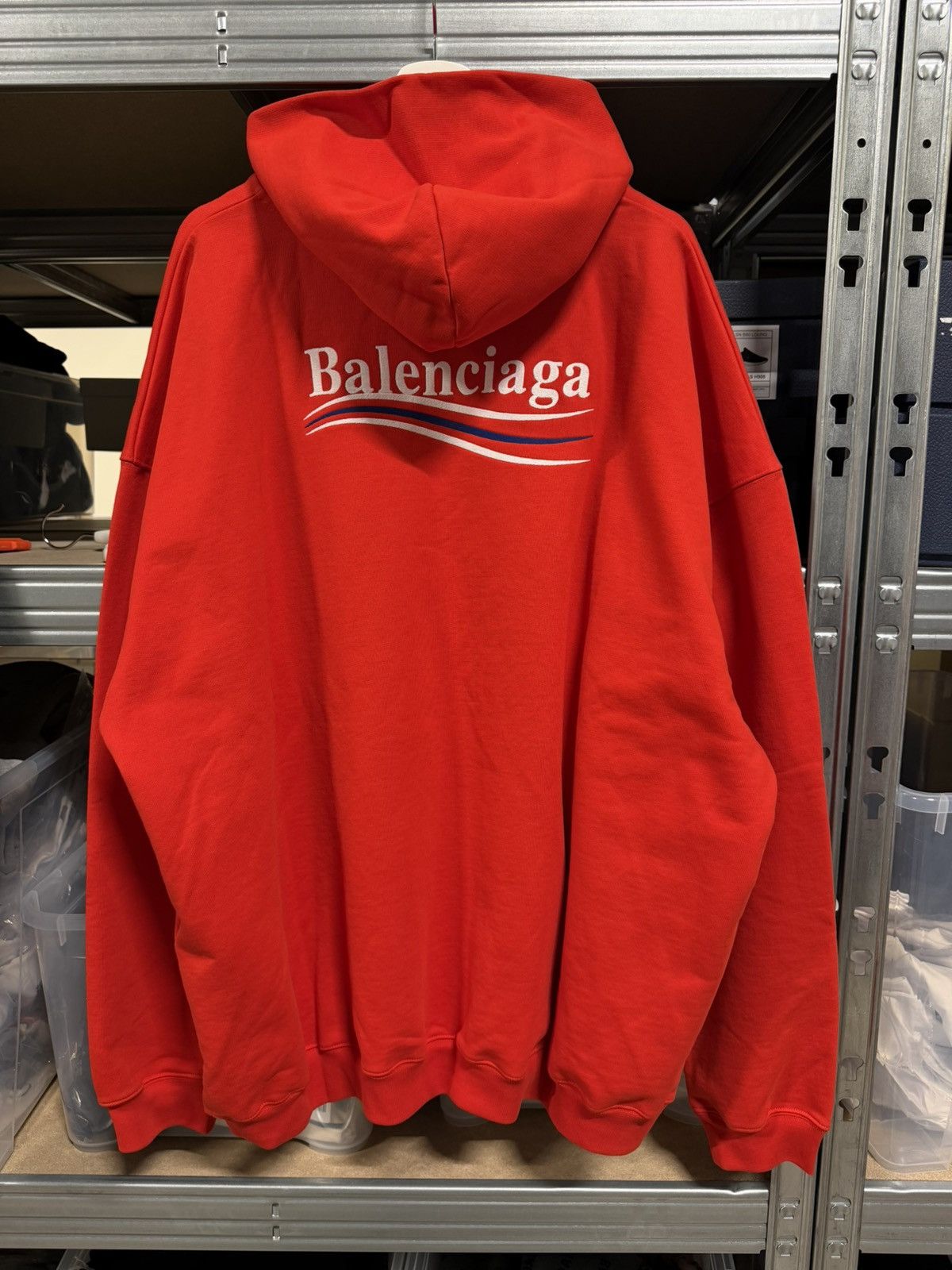 Balenciaga Balenciaga Campaign Political Embroidery Hoodie NEW 1300$ Size US XXL / EU 58 / 5 - 2 Thumbnail