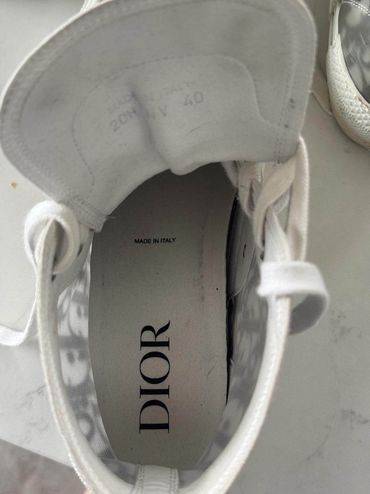 Dior Dior B23 Oblique Hightop Trainers Size US 8.5 / IT 38.5 - 6 Thumbnail