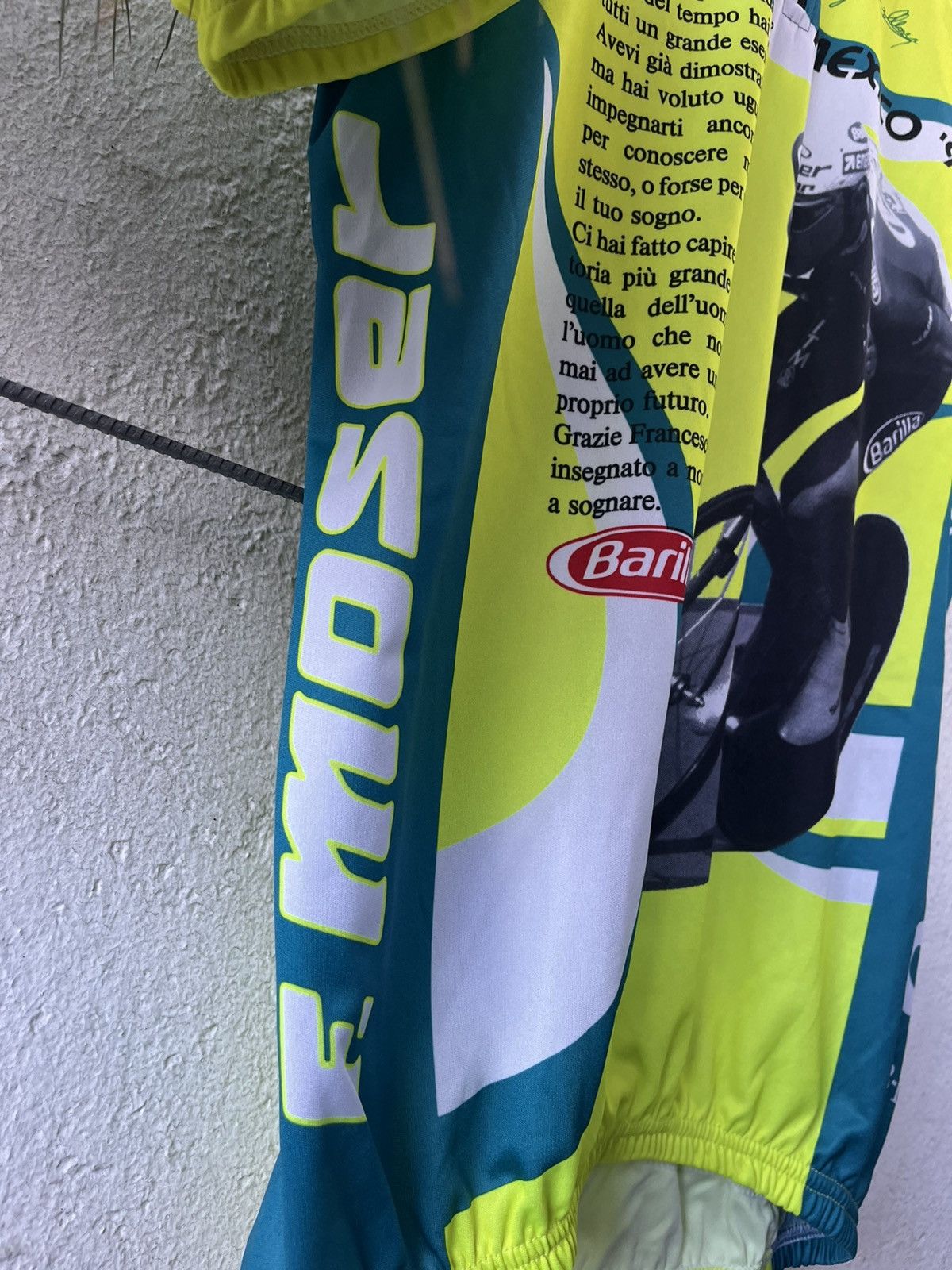 Vintage SEB Vintage Bicycle italian Jersey Francesco Moser Size US XXL / EU 58 / 5 - 6 Thumbnail