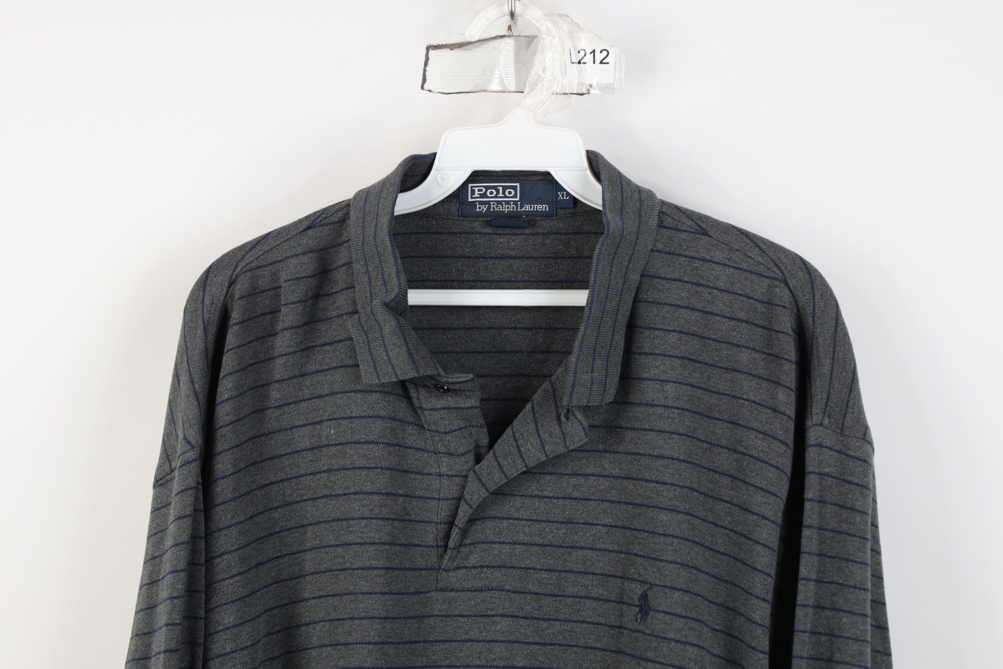 Ralph Lauren Vintage 90s Ralph Lauren Soft Touch Long Sleeve Rugby Polo Size US XL / EU 56 / 4 - 2 Thumbnail