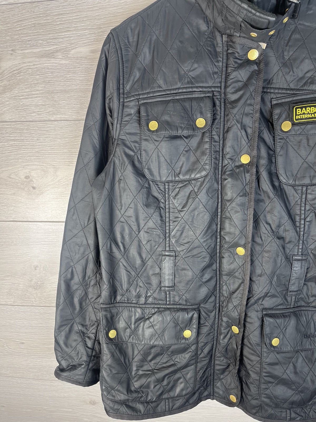 Barbour Vintage women’s jacket Barbour International size UK10 Y2K Size M / US 6-8 / IT 42-44 - 6 Thumbnail