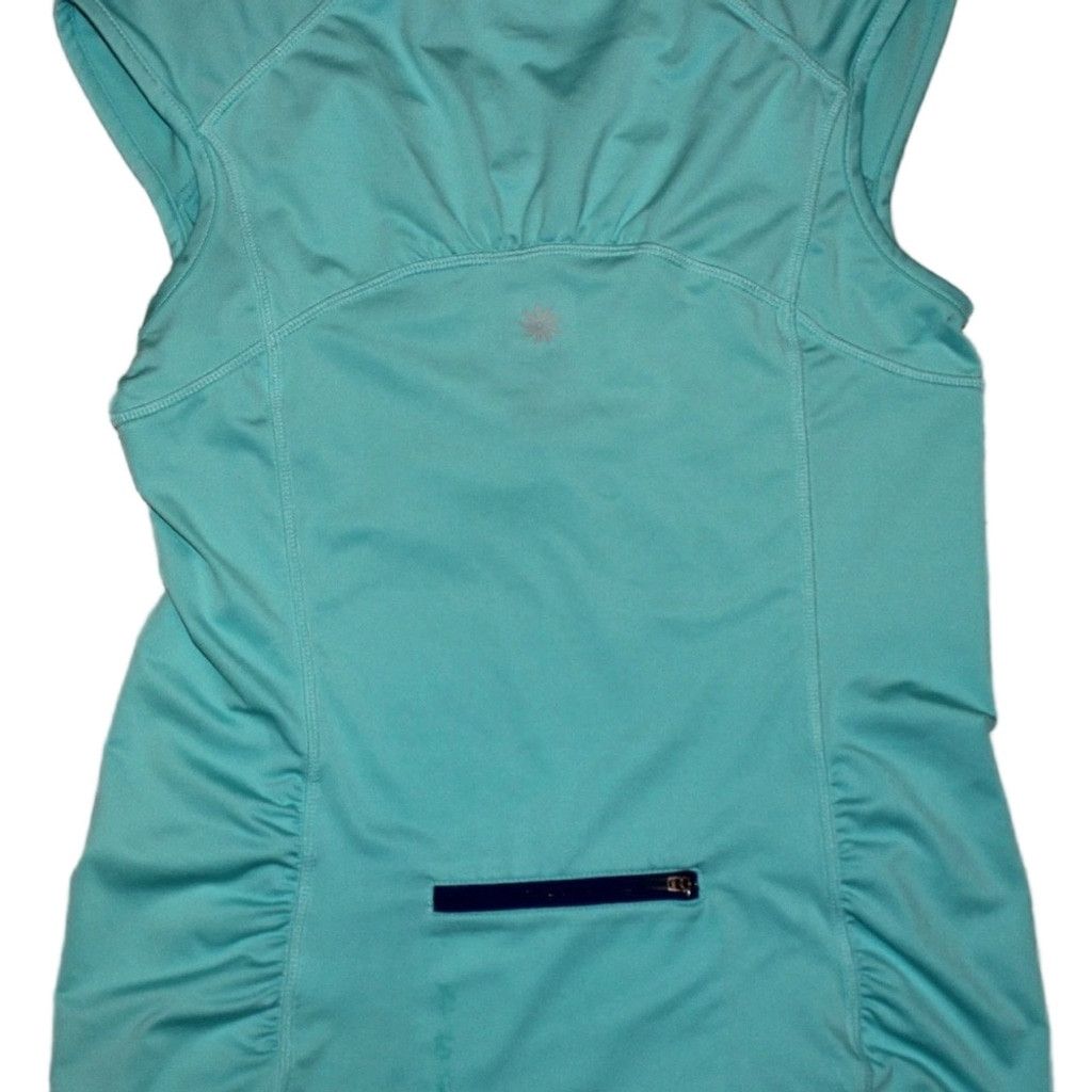 Athleta Athleta Sleeveless Quarter-Zip Cycling Top | EUC | Sz M Size M / US 6-8 / IT 42-44 - 4 Thumbnail