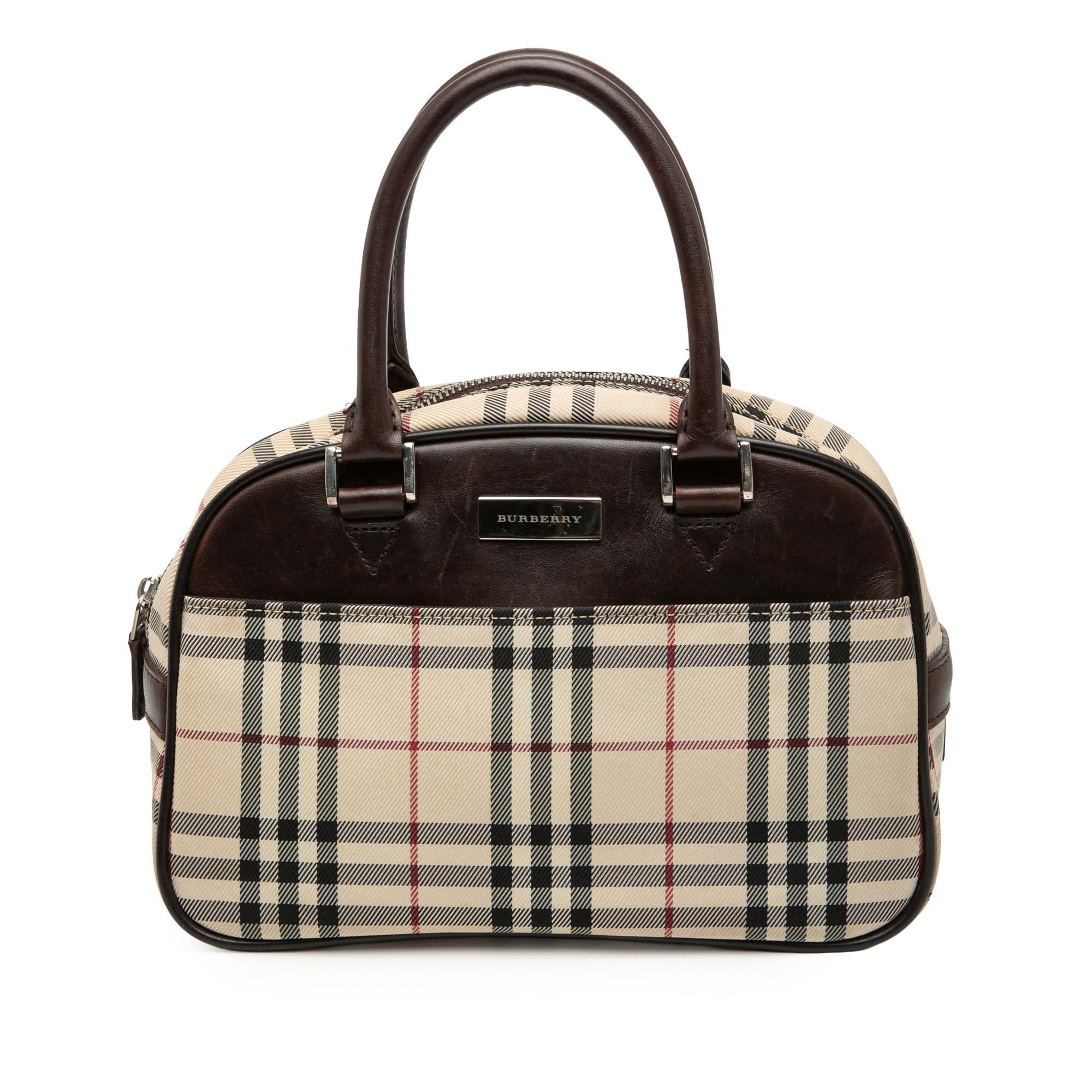 Burberry House Check Canvas Handbag Size ONE SIZE - 1 Thumbnail