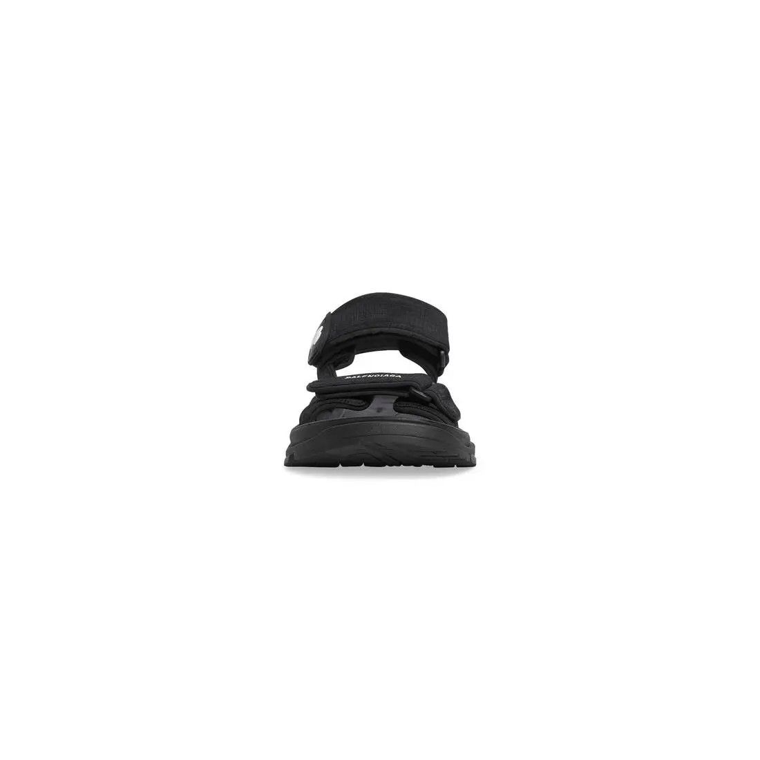 Balenciaga o1srvl11e0625 Tourist Sandals in Black Size US 13 / EU 46 - 3 Thumbnail