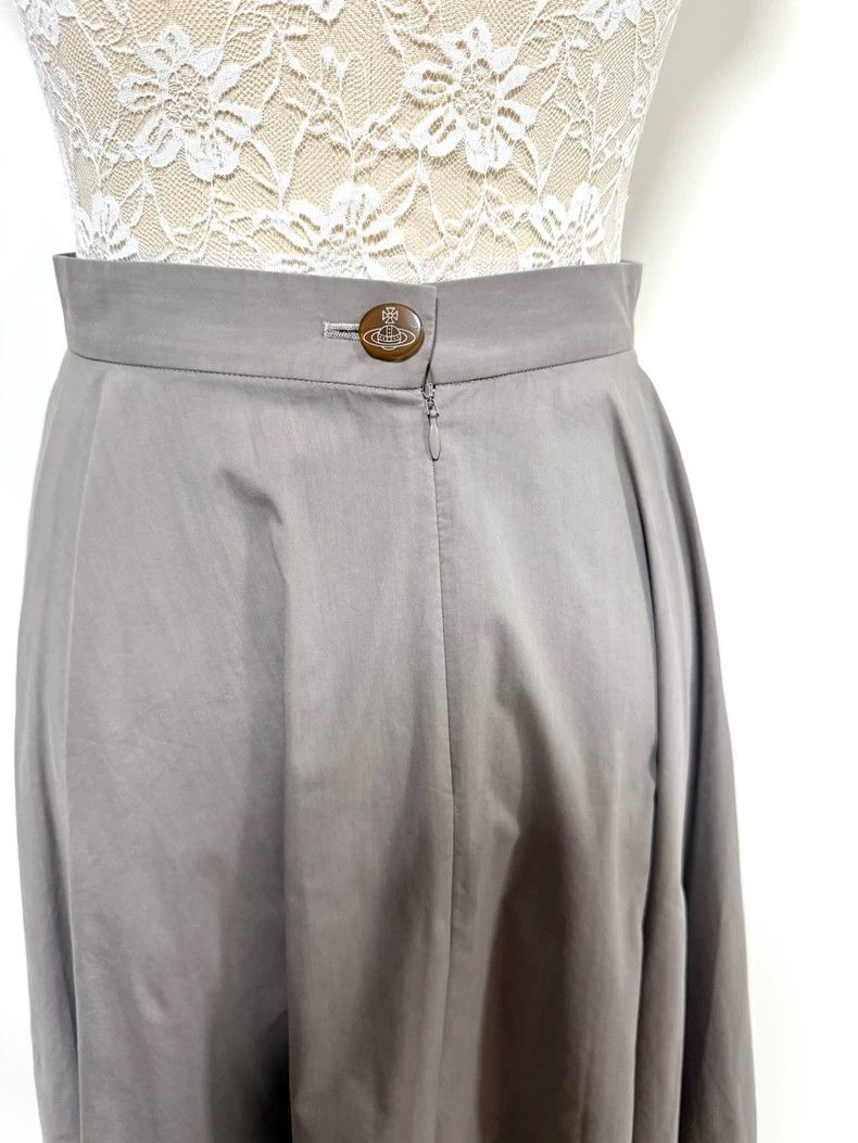 Vivienne Westwood Vivienne Westwood size2 Kaki grey cut skirt Size 28" / US 6 / IT 42 - 5 Thumbnail