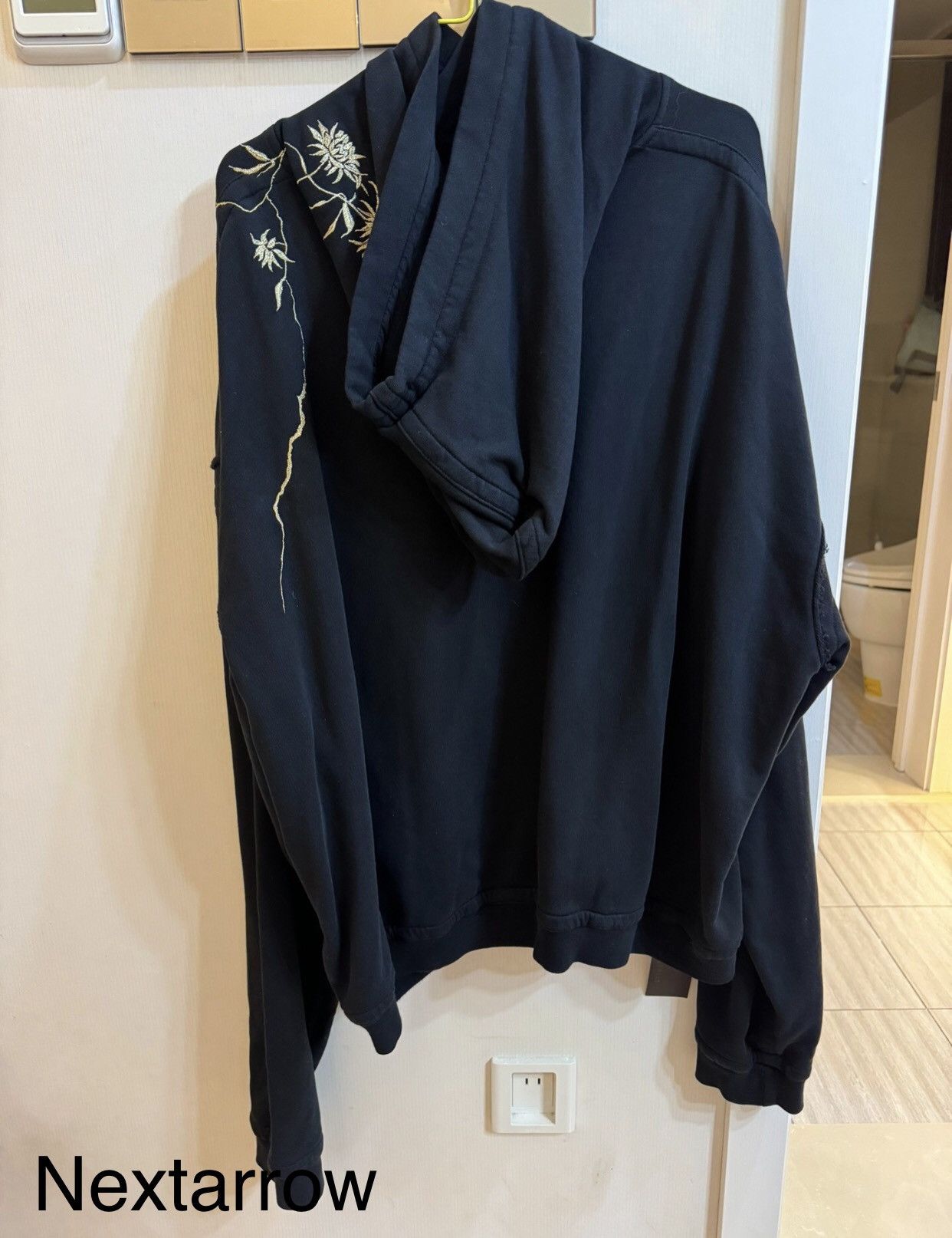 HAIDER ACKERMANN エンブロイダリースウェット 刺繍 ピンク HAIDER ACKERMANN エンブロイダリースウェット 刺繍 ピンク
