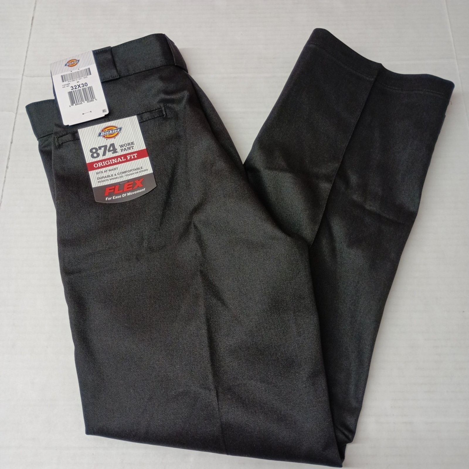 Dickies Dickies 874 Work Pants Men's 32x30 Black Original Fit Flex Size US 32 / EU 48 - 1 Thumbnail