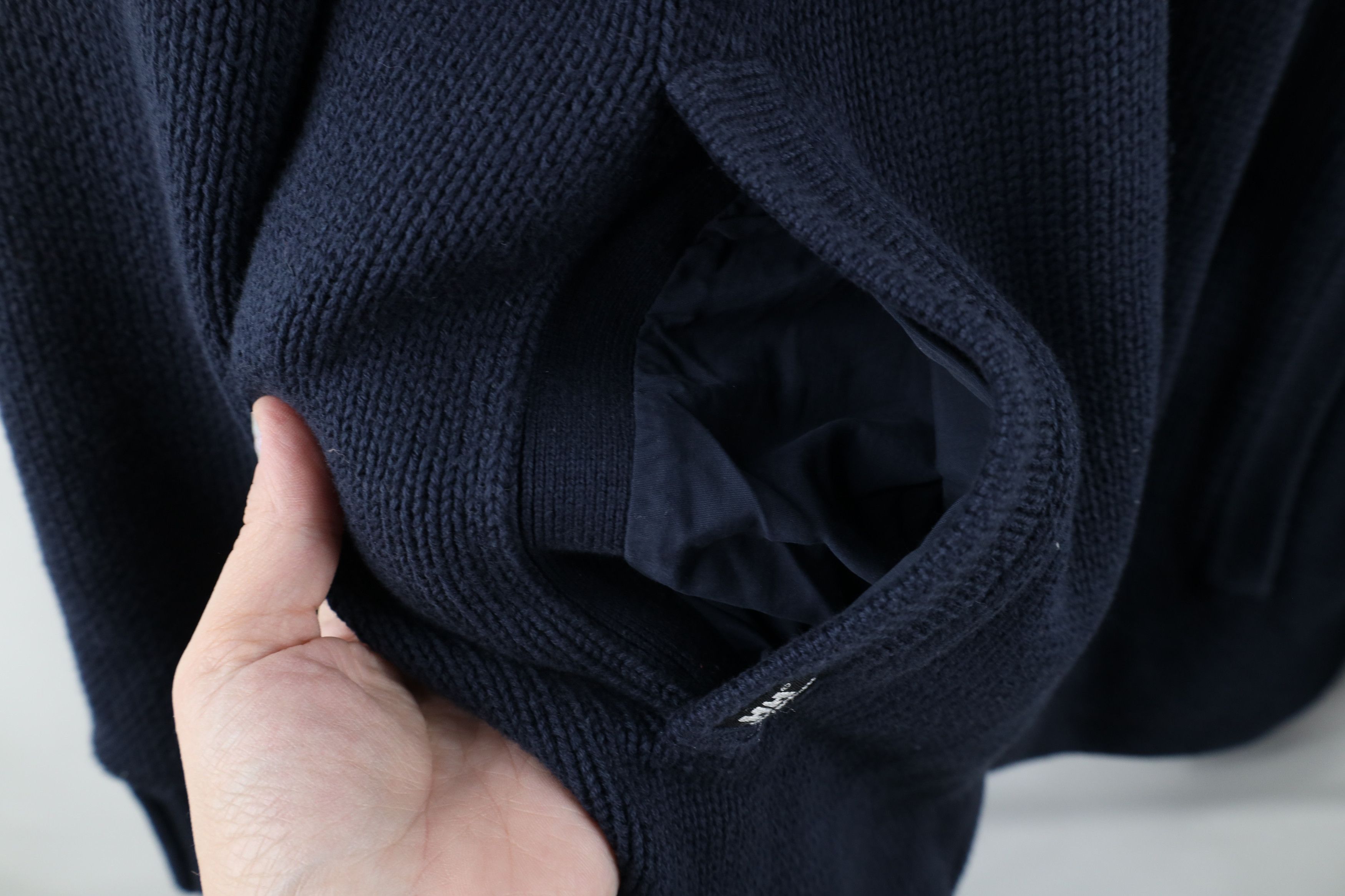 Helly Hansen × Vintage Vintage Helly Hansen Lined Knit Sweater Jacket Swacket Size US S / EU 44-46 / 1 - 7 Thumbnail