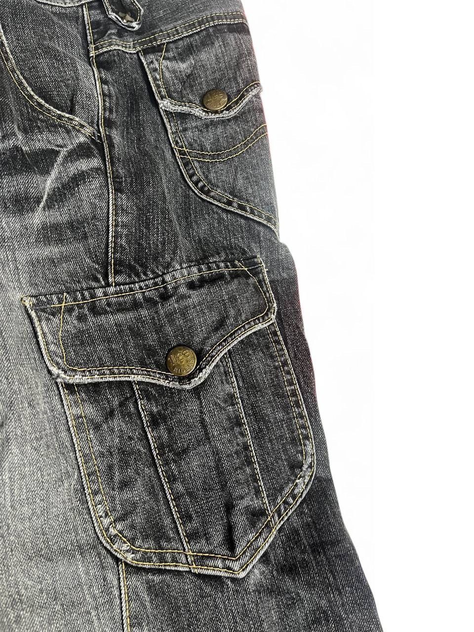 If Six Was Nine Flare jeans Lee multipocket cargo distressed denim twist leg Size US 30 / EU 46 - 9 Thumbnail