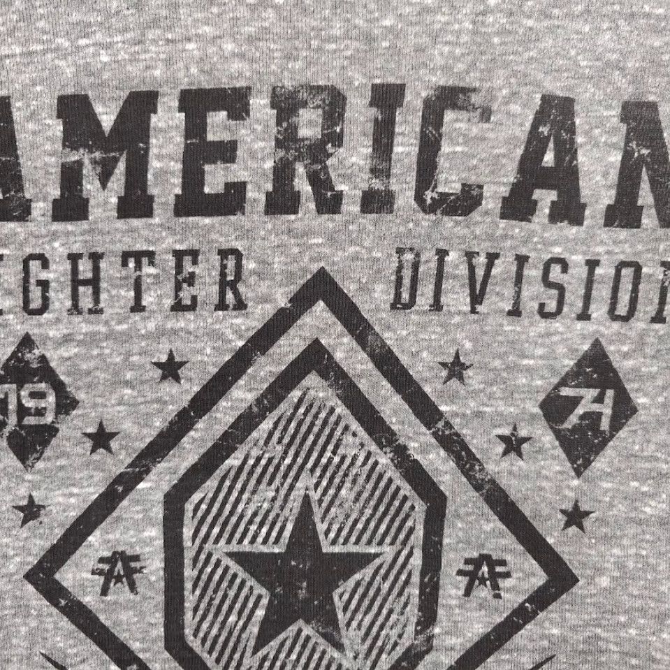 Vintage American Fighter Tank Top Mens XS Gray MMA Mixed Martial Arts Size US XS / EU 42 / 0 - 6 Thumbnail