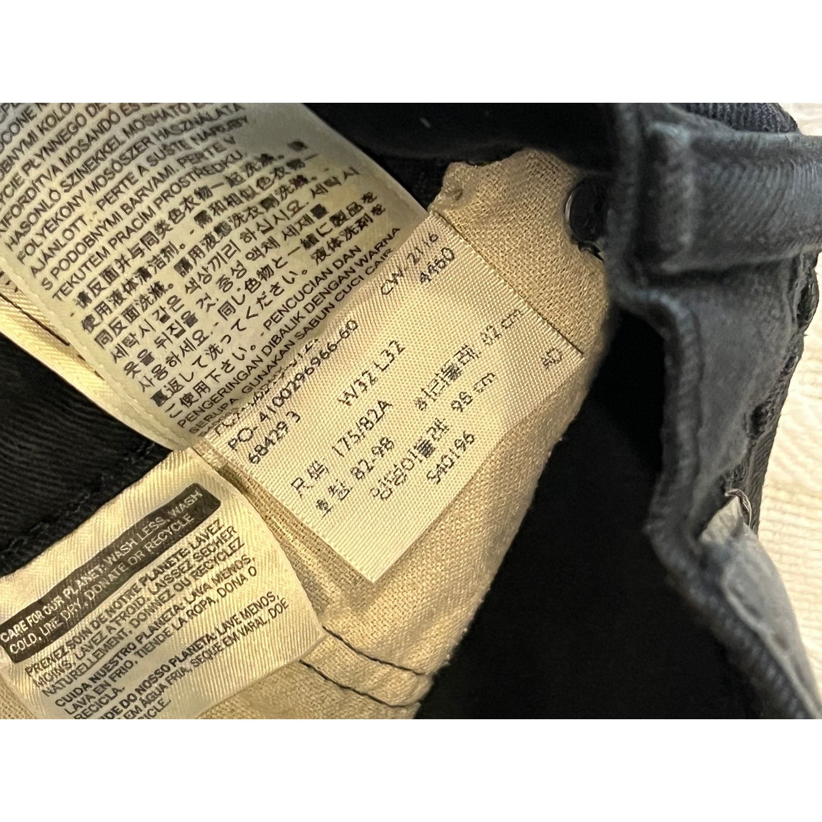 Levi's Levi's 513 Black Slim Fit Straight Leg Mens 32x32 Size US 32 / EU 48 - 5 Thumbnail