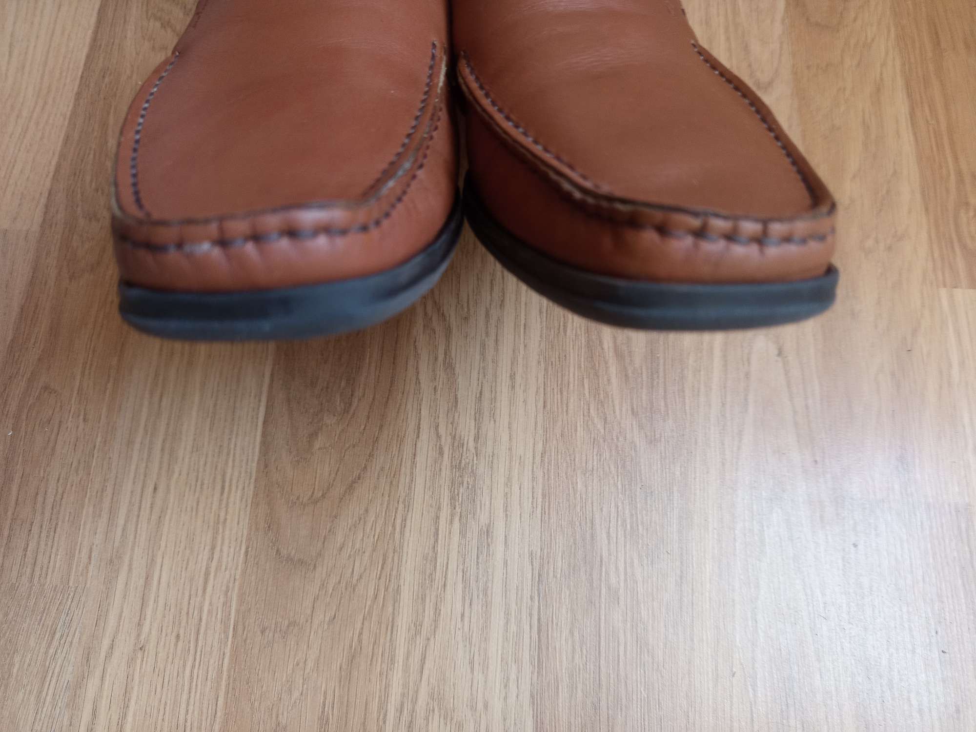 Salvatore Ferragamo Salvatore Ferragamo Men's Leather Loafers Brown 42 EU, 9 US Size US 9 / EU 42 - 5 Thumbnail