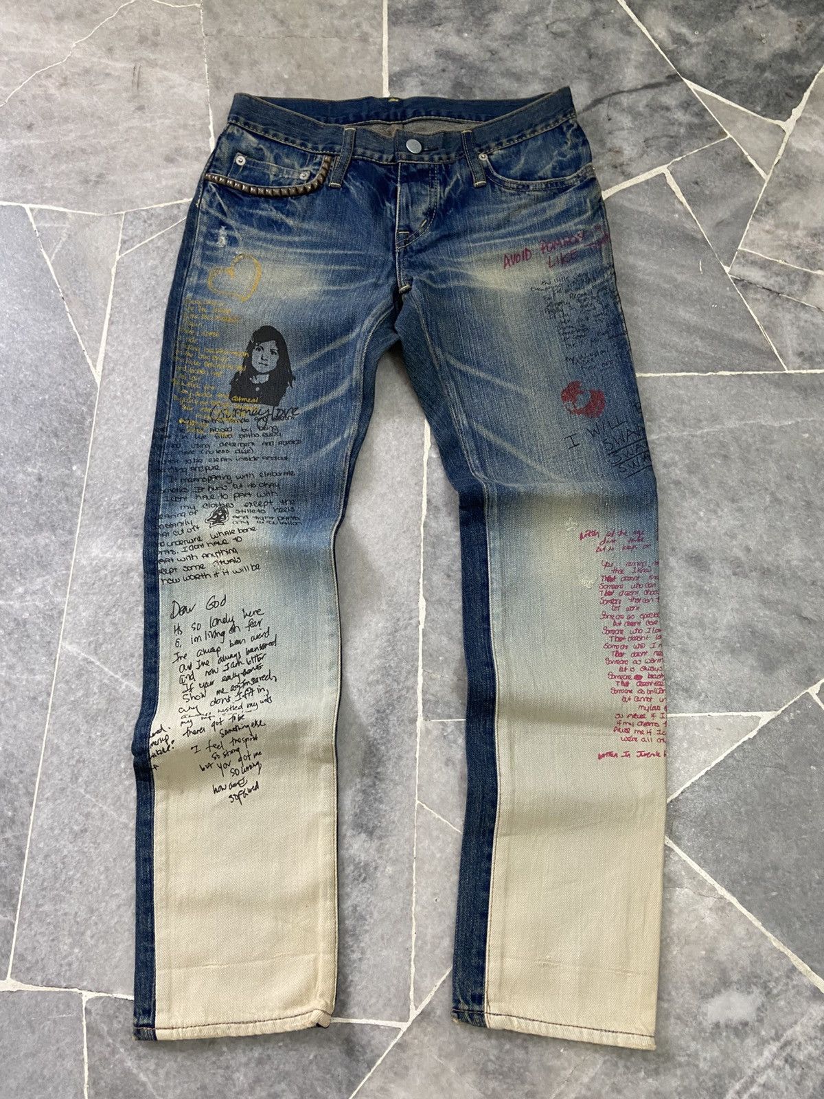 Hysteric Glamour x The Doors Studded denim Jeans