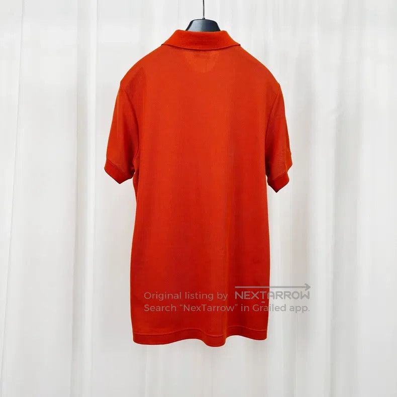 Hermes Hermes Orange Equestrian Polo Short Sleeve Size US M / EU 48-50 / 2 - 2 Thumbnail