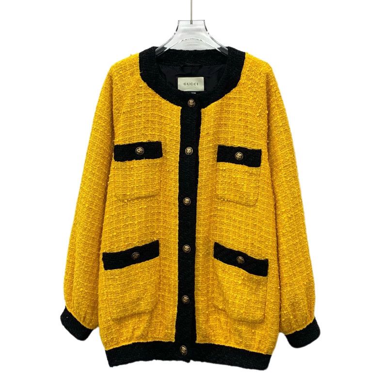 Gucci Gucci Yellow multi-pocket single-breasted cotton long-sleev Size XS / US 0-2 / IT 36-38 - 1 Thumbnail
