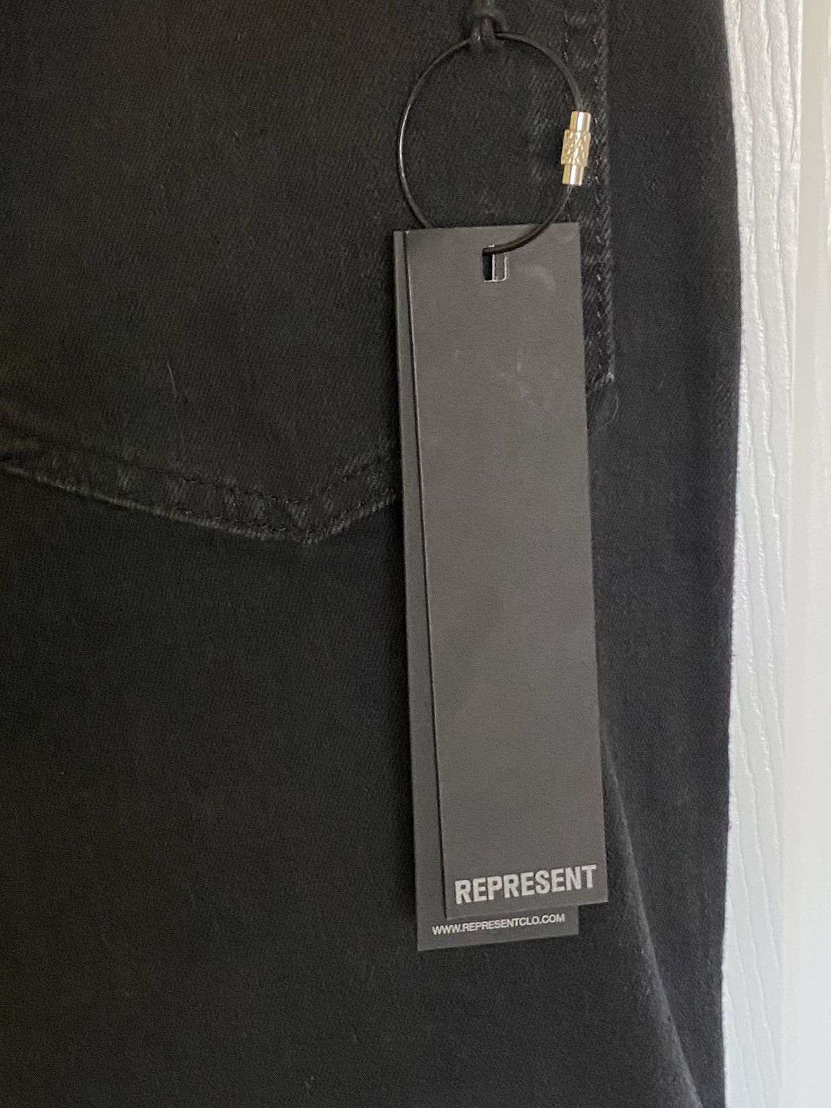 Represent Clo. Represent Clo R1 Destroyer Black Denim Jeans Size 32 Size US 32 / EU 48 - 8 Thumbnail
