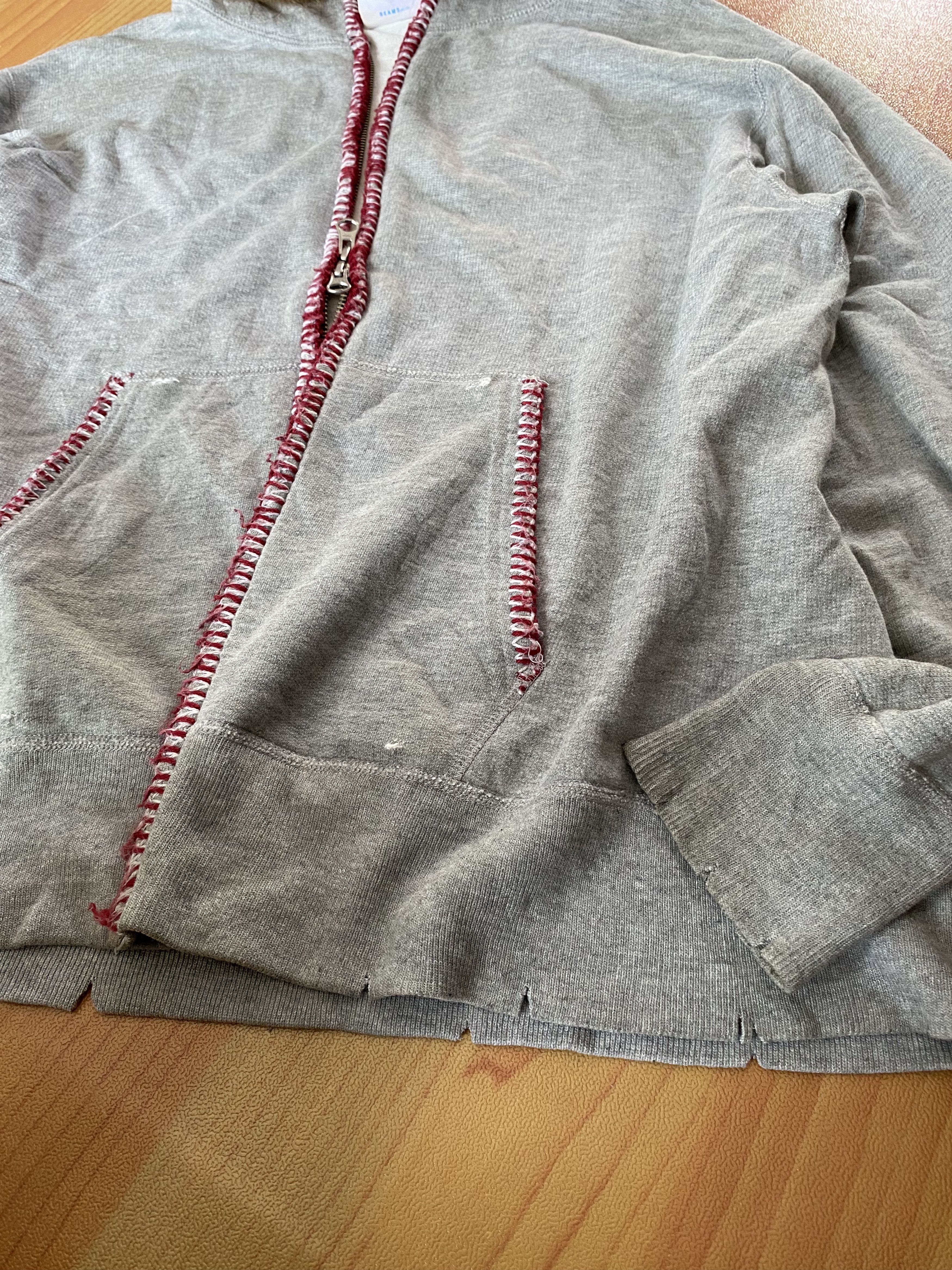 Beams Plus × Japanese Brand × Le Grande Bleu (L.G.B.) Beams by toyo enterprises distressed fur hoodie Size US M / EU 48-50 / 2 - 4 Thumbnail