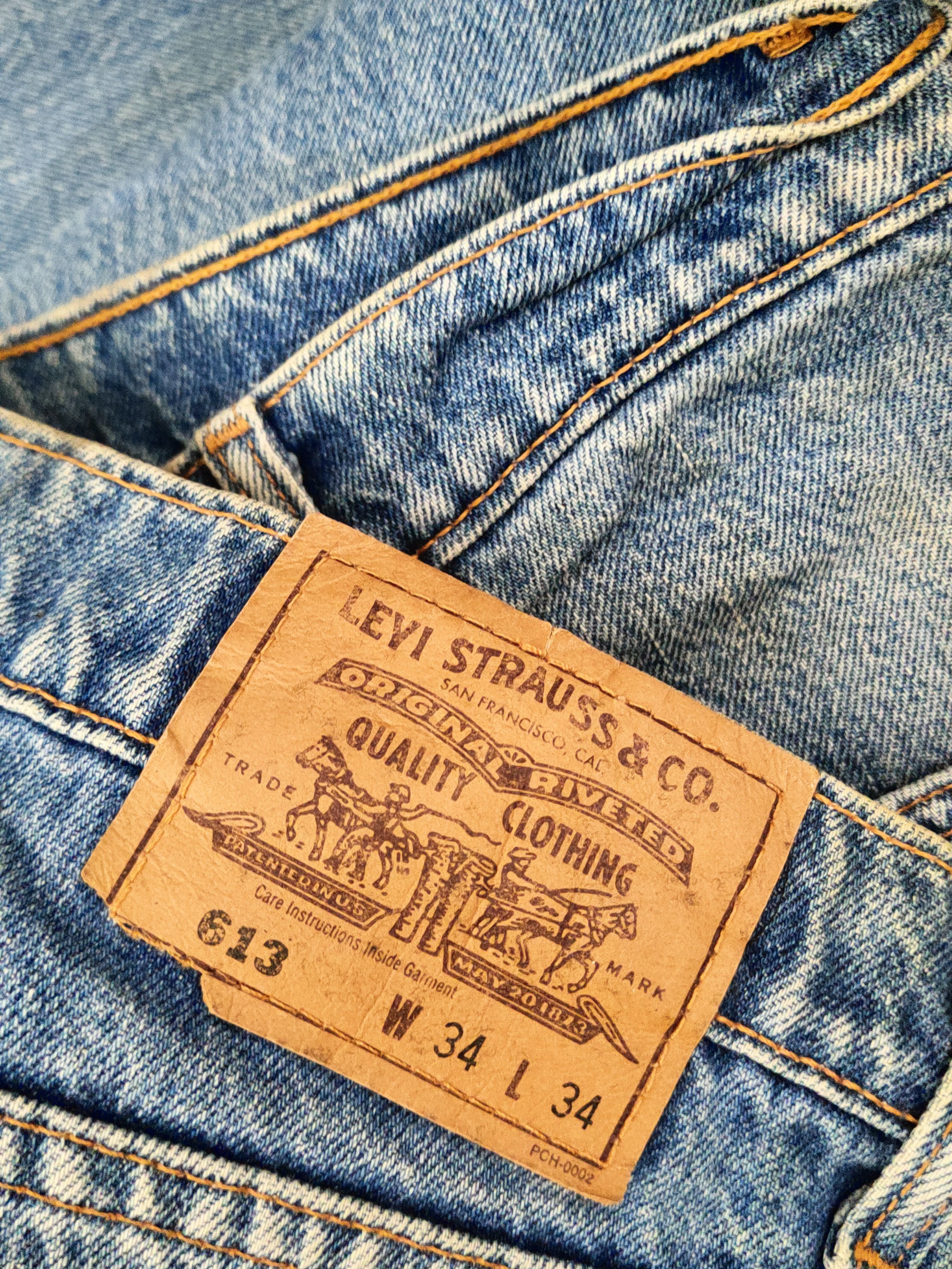 Levi's 613 Levi's orange tab Distressed Ripped Jeans #S2831 Size US 32 / EU 48 - 16 Thumbnail