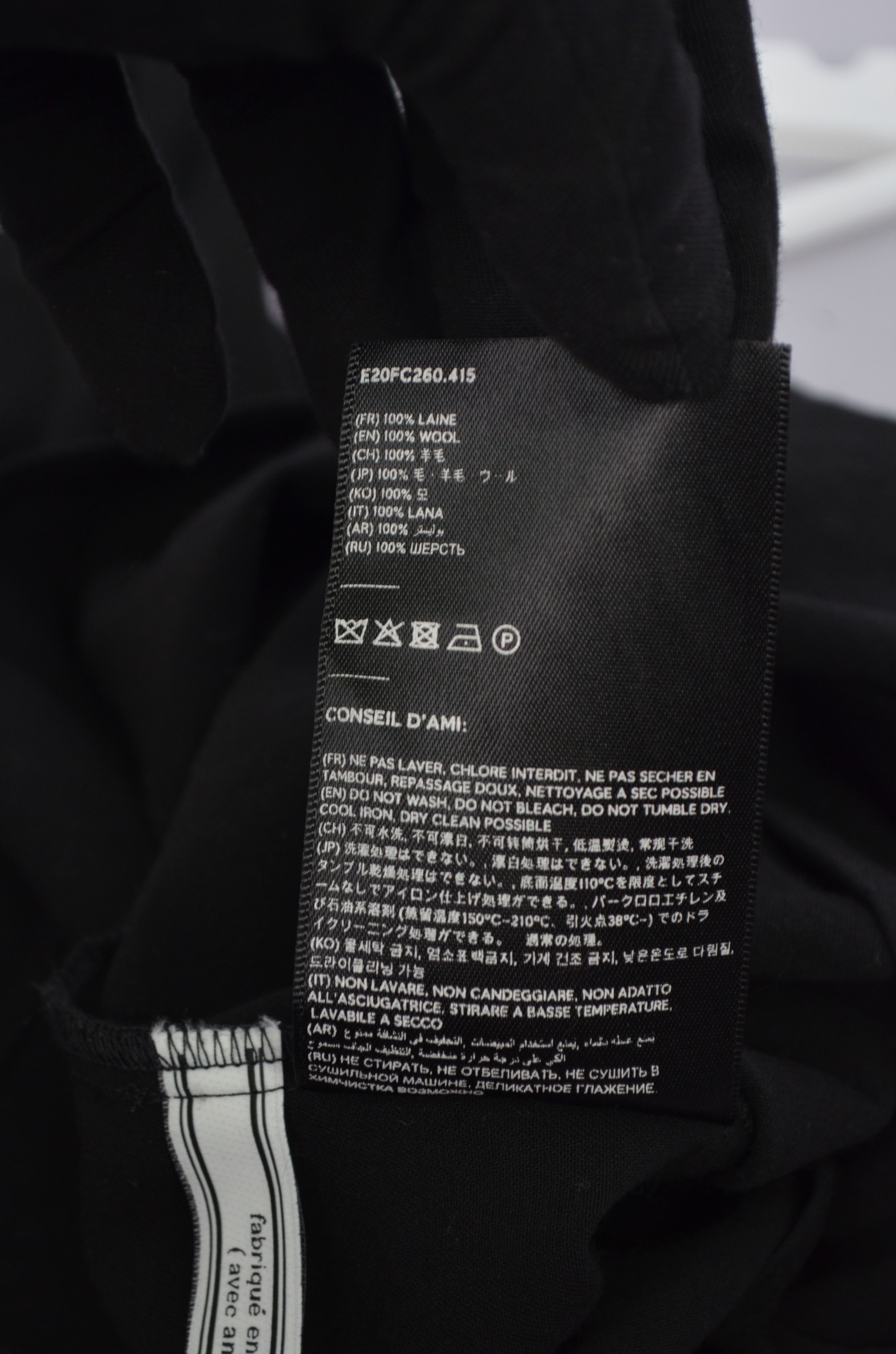 AMI × Designer AMI Wool Top Sans Manche Avec Volant Devant Top Ruffle Size S / US 4 / IT 40 - 15 Thumbnail