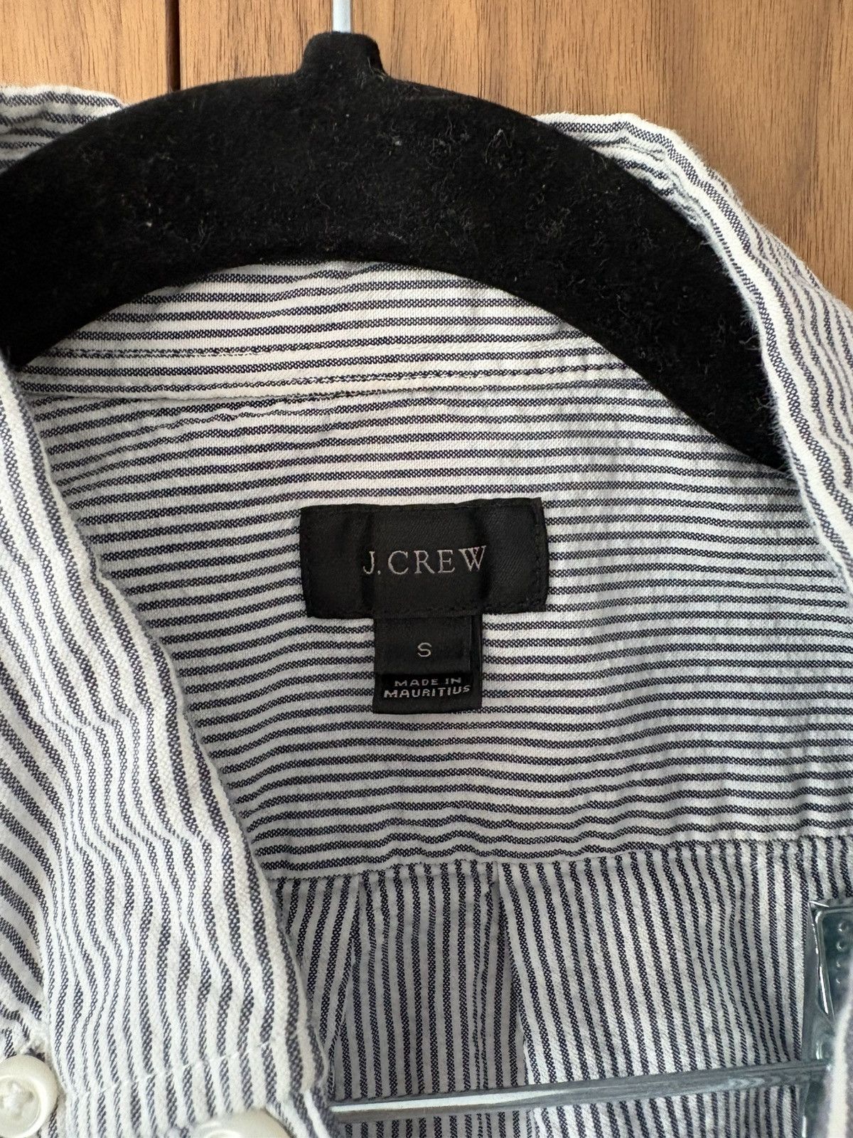 J.Crew J. Crew Short Sleeve Seersucker Striped Shirt Size US S / EU 44-46 / 1 - 4 Thumbnail
