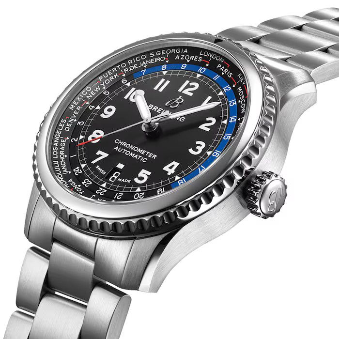 Breitling o1mt1gz0125 Size: OS / Aviator 8 B35 Watch in Black & Silver Size ONE SIZE - 2 Thumbnail