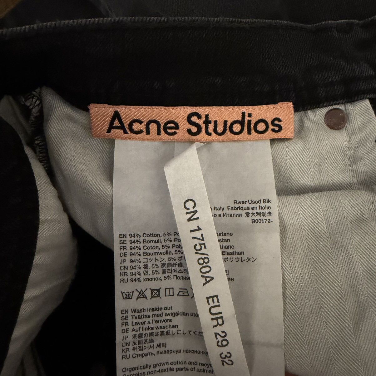 Acne Studios Acne Studios River Jeans Used Black Size US 29 - 6 Thumbnail