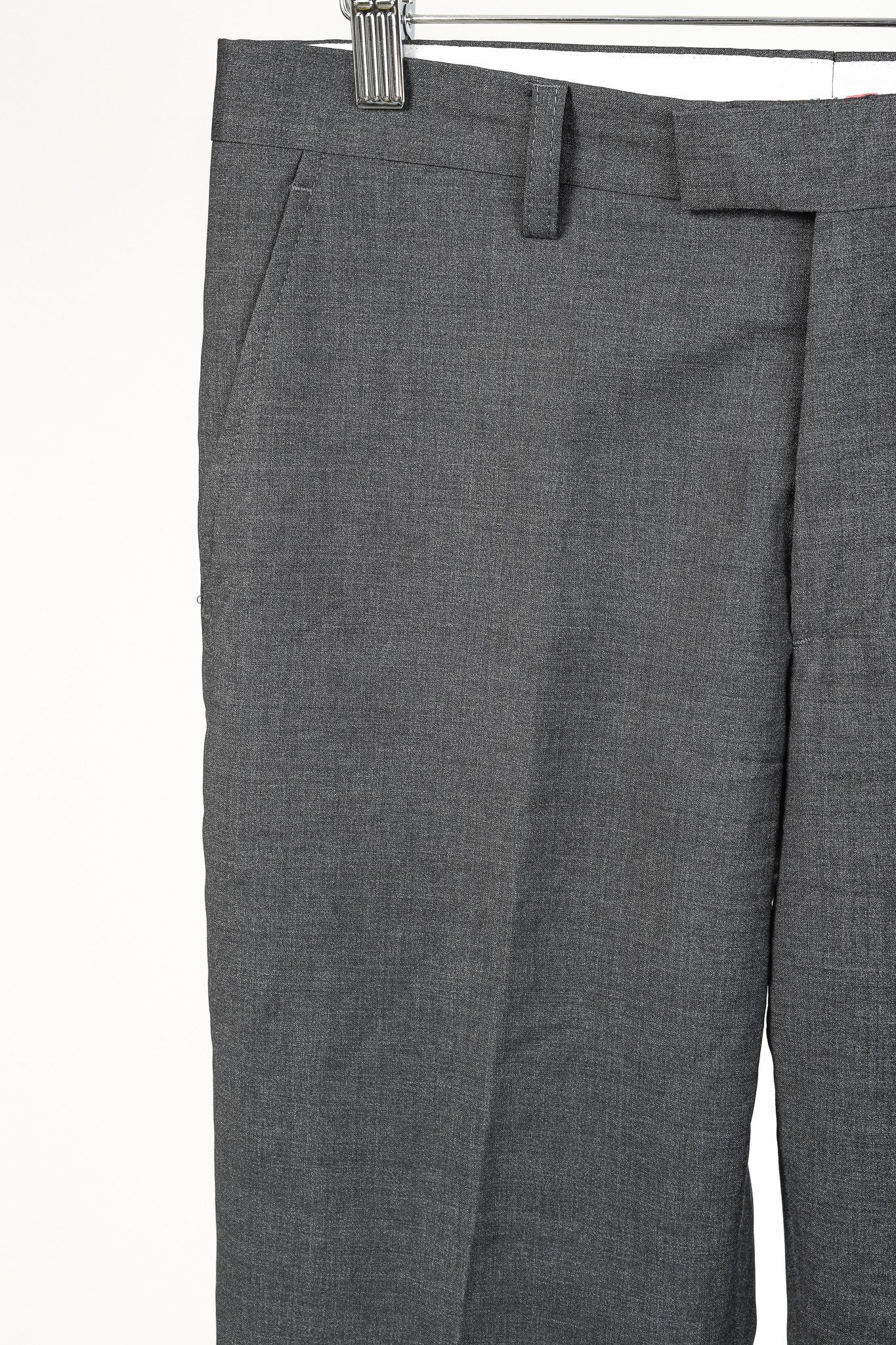 Etro Etro Grey Wool-Suiting Straight-Leg Trousers Size US 32 / EU 48 - 4 Thumbnail